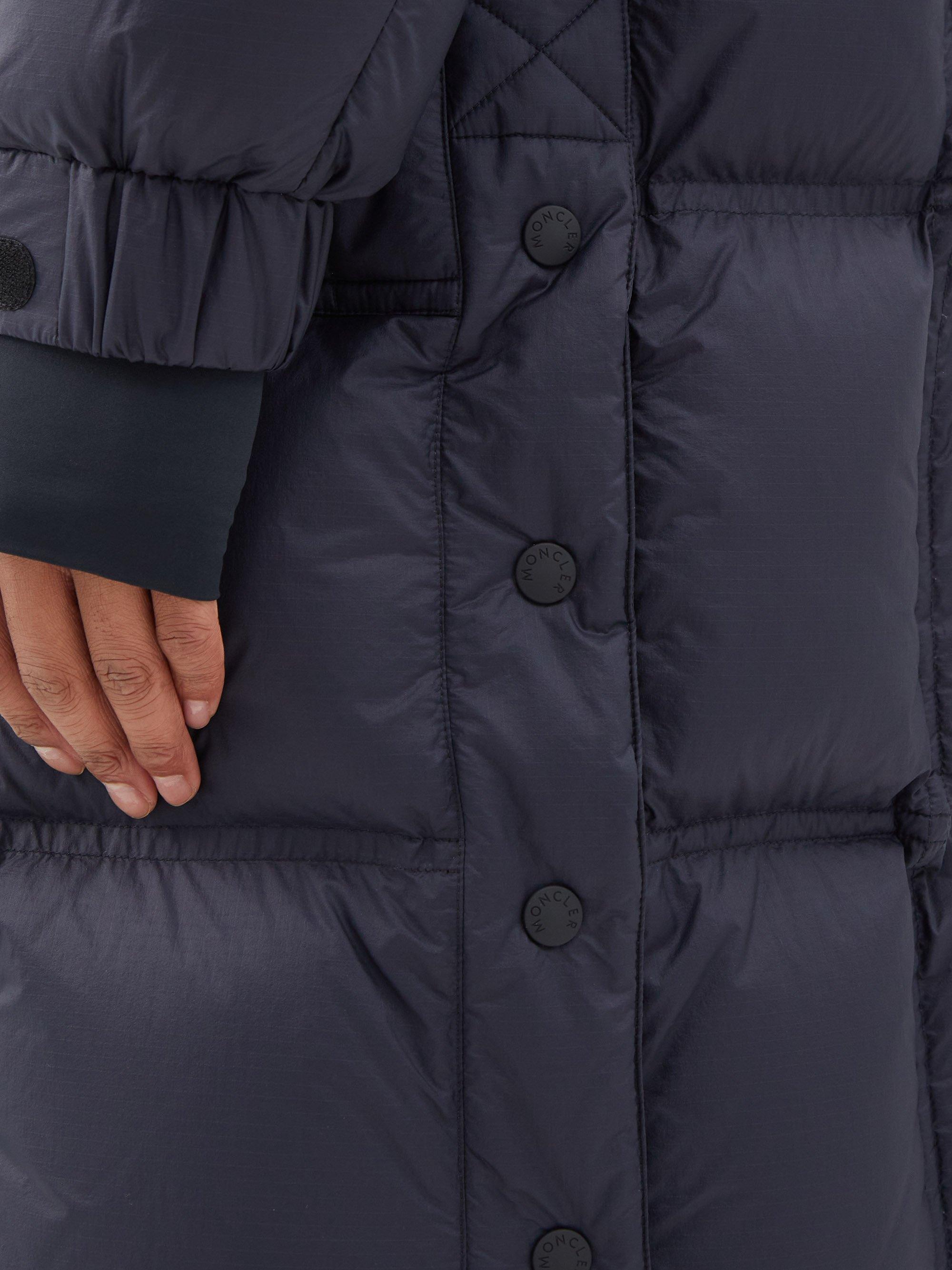 3 MONCLER GRENOBLE Tratten Quilted Ripstop Down Coat in Blue for Men | Lyst