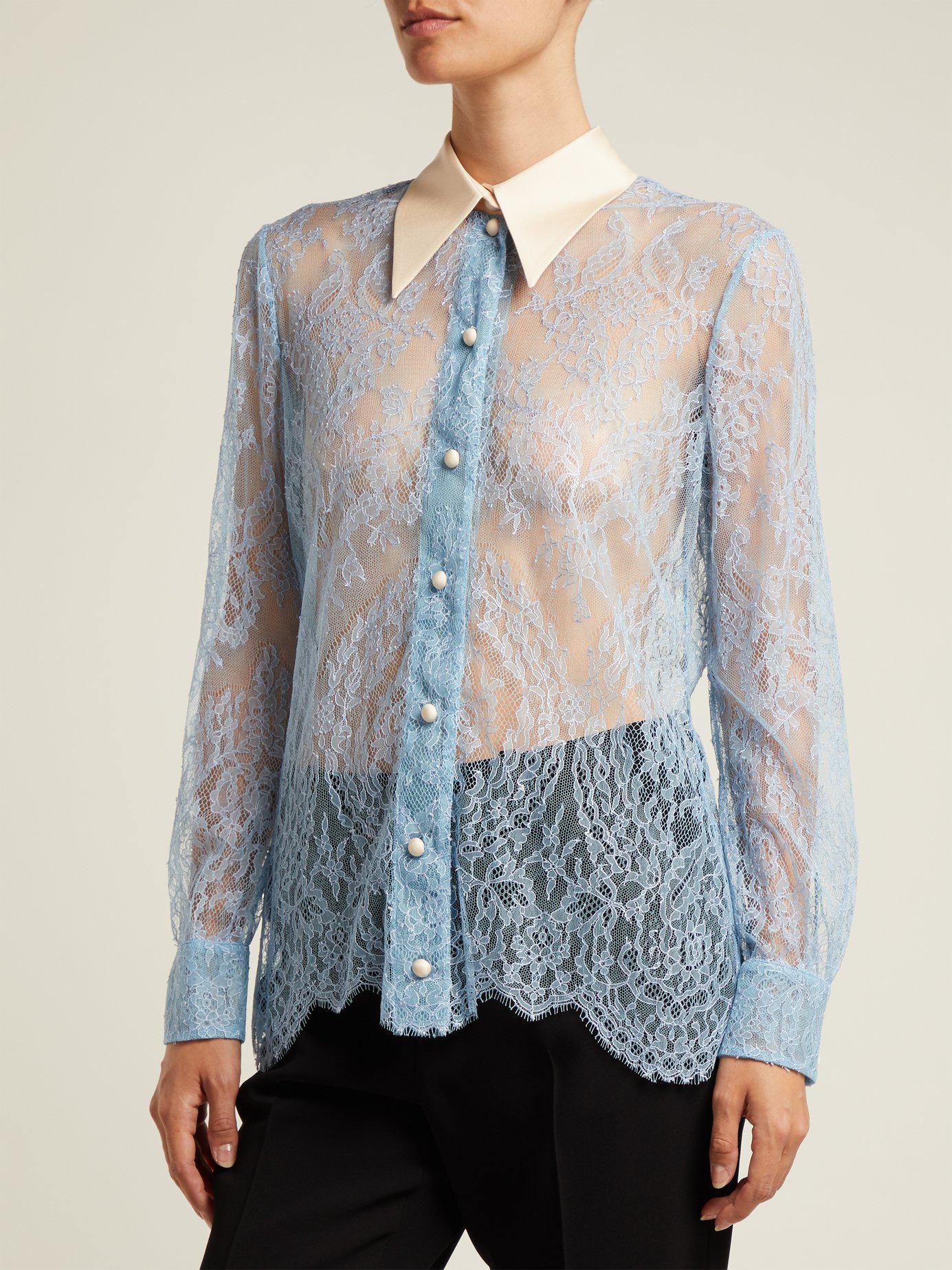gucci lace shirt