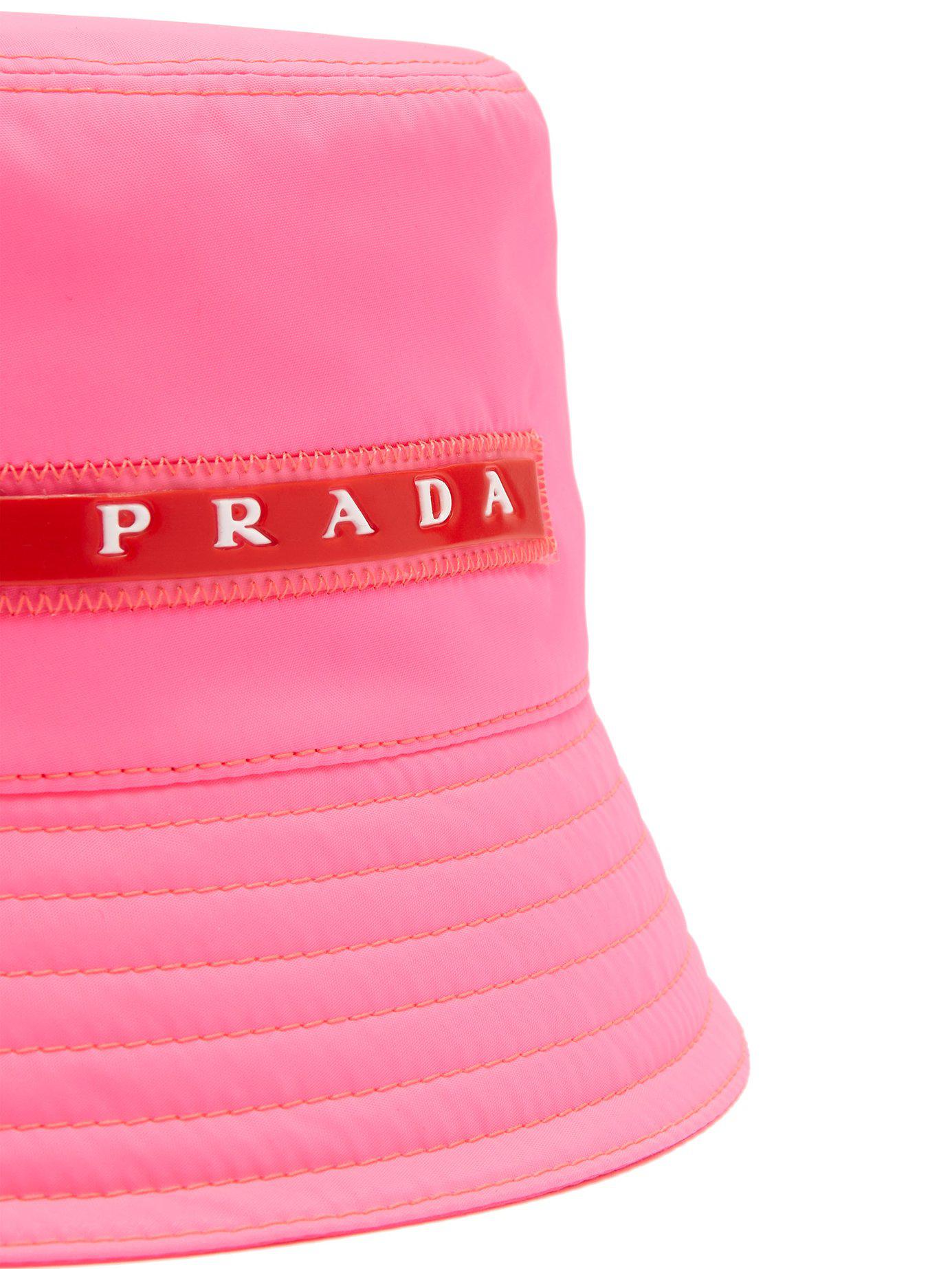 Pink cheap prada hat