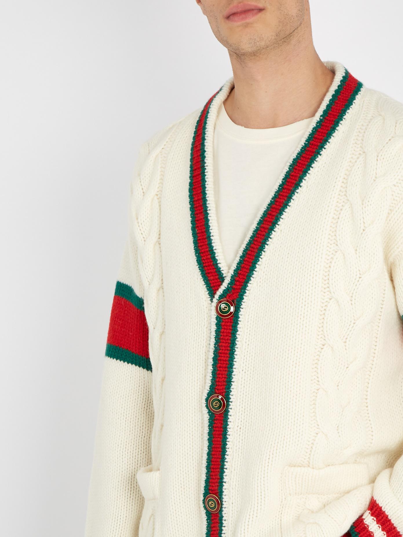 Gucci 2025 web cardigan