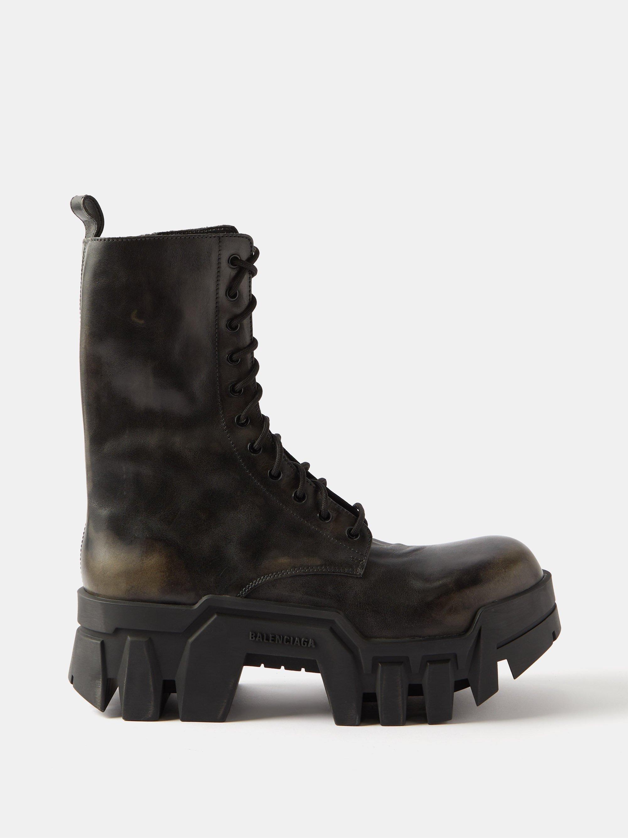balenciaga mens platform boots