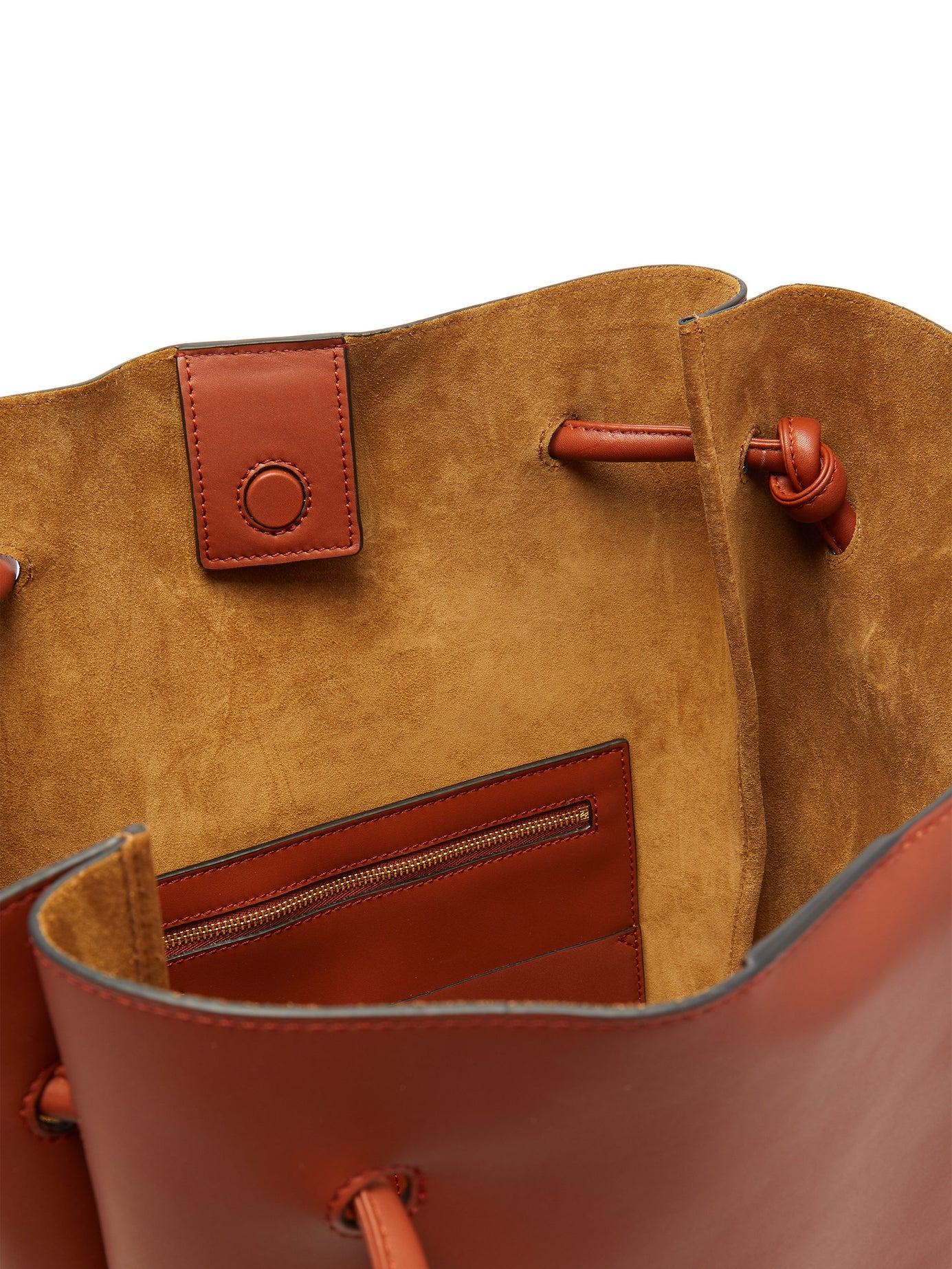 Loewe Flamenco Medium Leather Tote Bag in Rust (Brown) - Save 2% - Lyst
