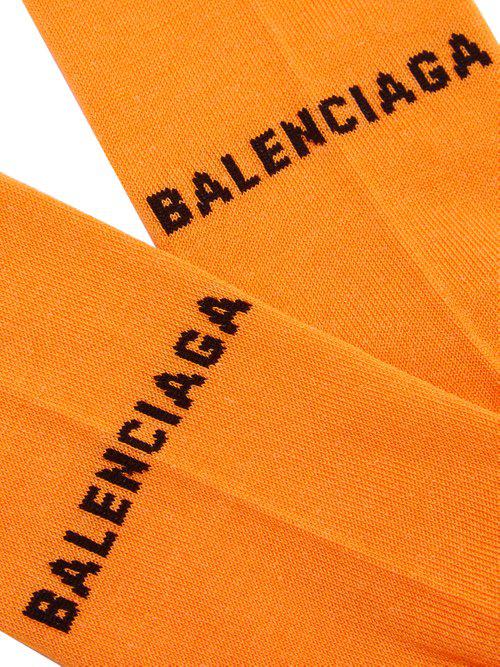 Balenciaga Logo-intarsia Cotton-blend 