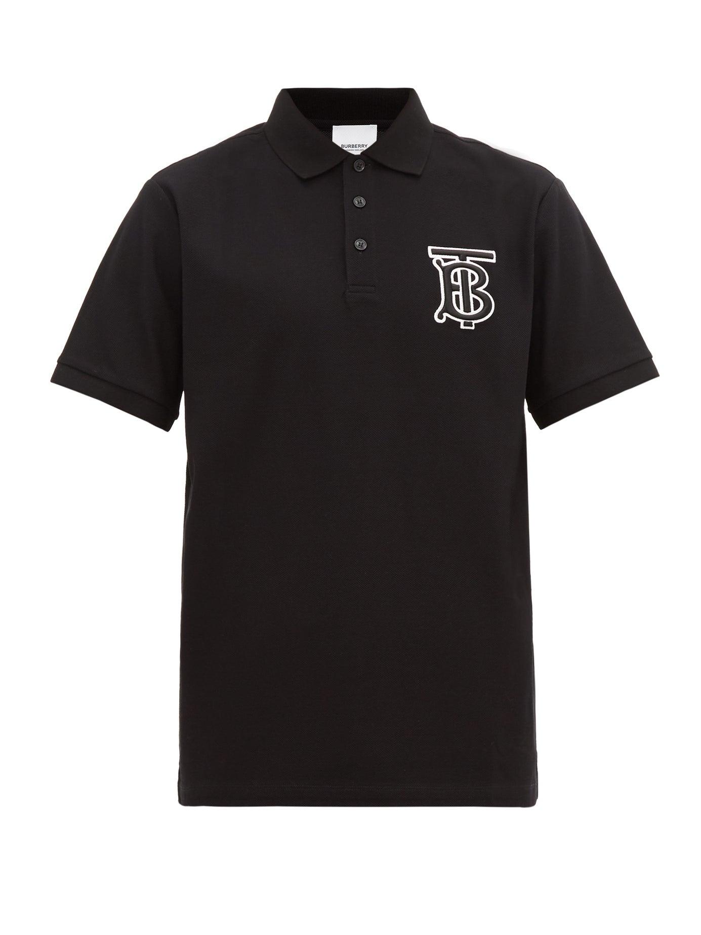 Burberry Tb-embroidered Polo Shirt in for Men | Lyst
