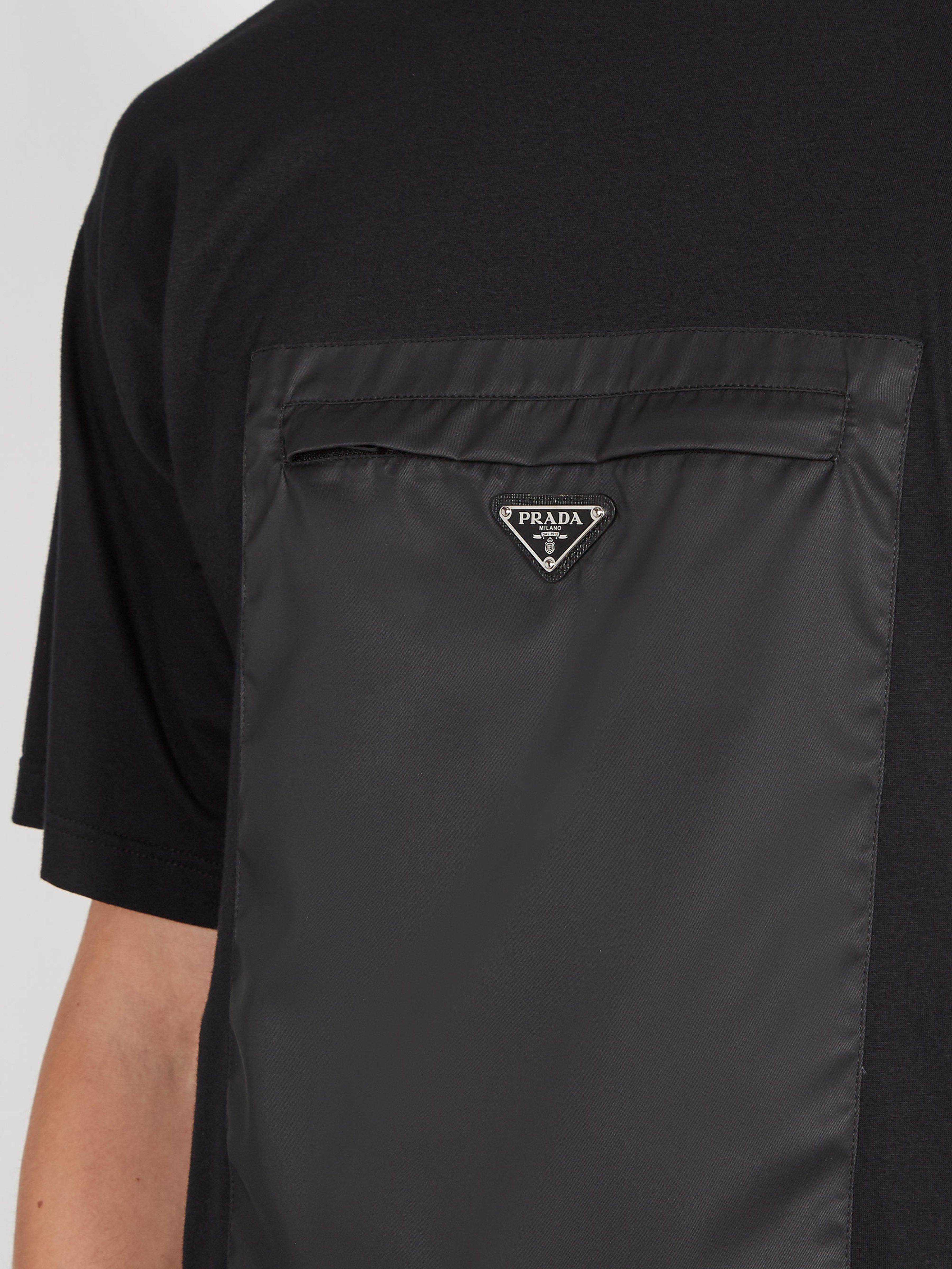 Prada Synthetic Pocket Cotton T Shirt 