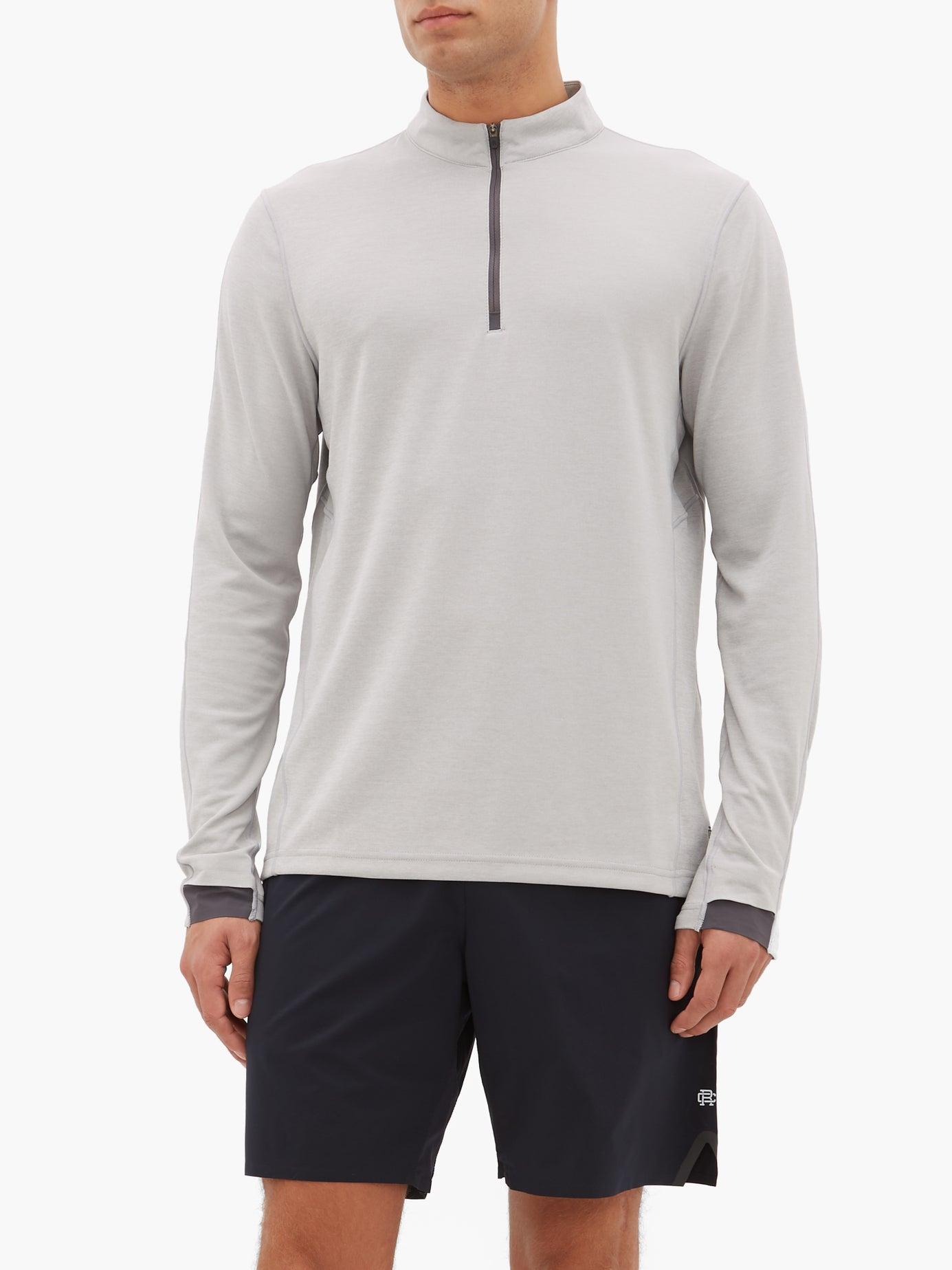 Reigning Champ Deltapeak 165 Technical-jersey Trail Top in Grey 
