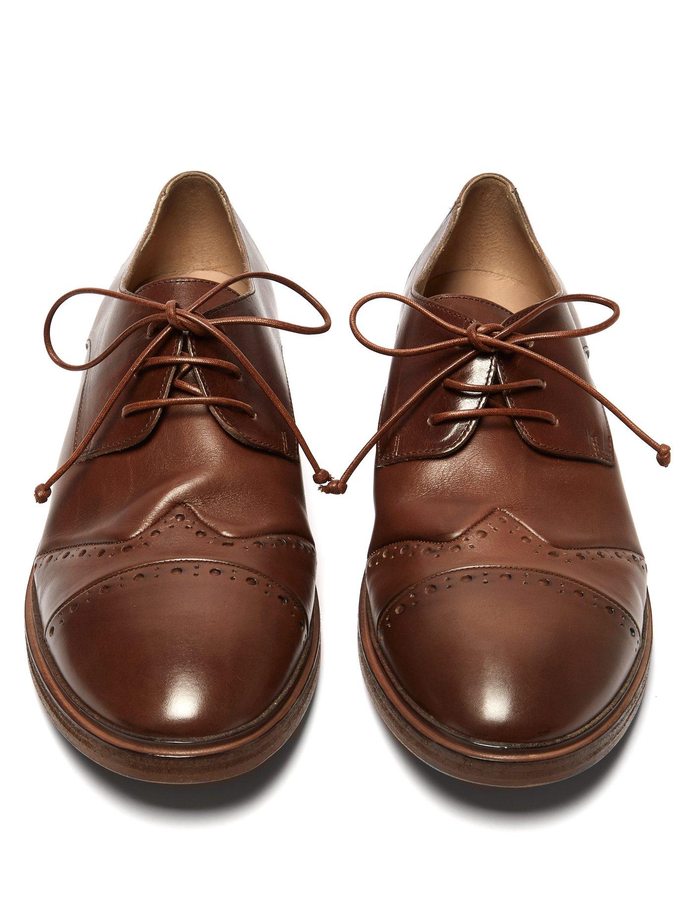 Marsèll Sdendone Leather Derby Shoes in Brown for Men - Lyst