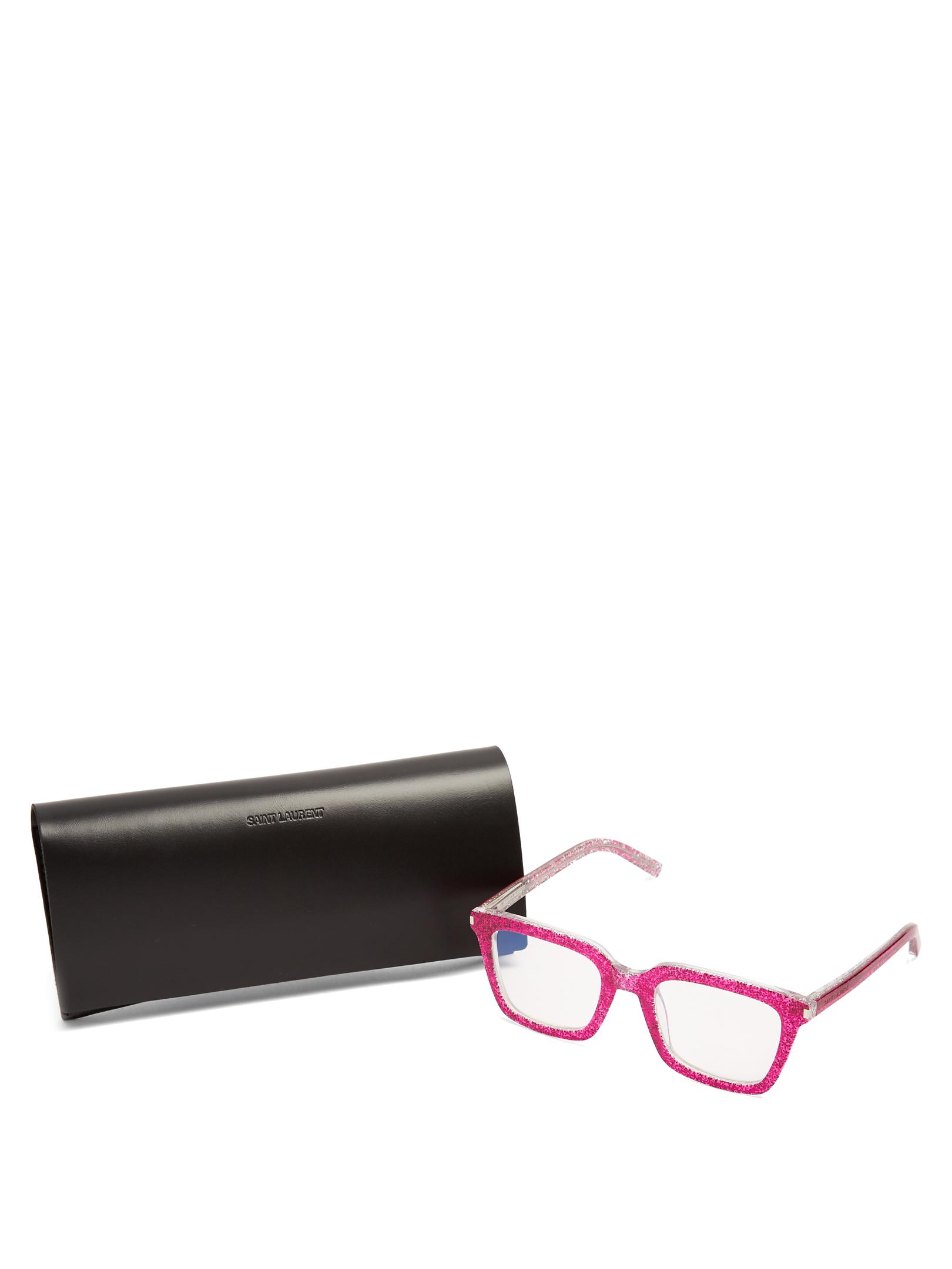 saint laurent glitter eyeglasses