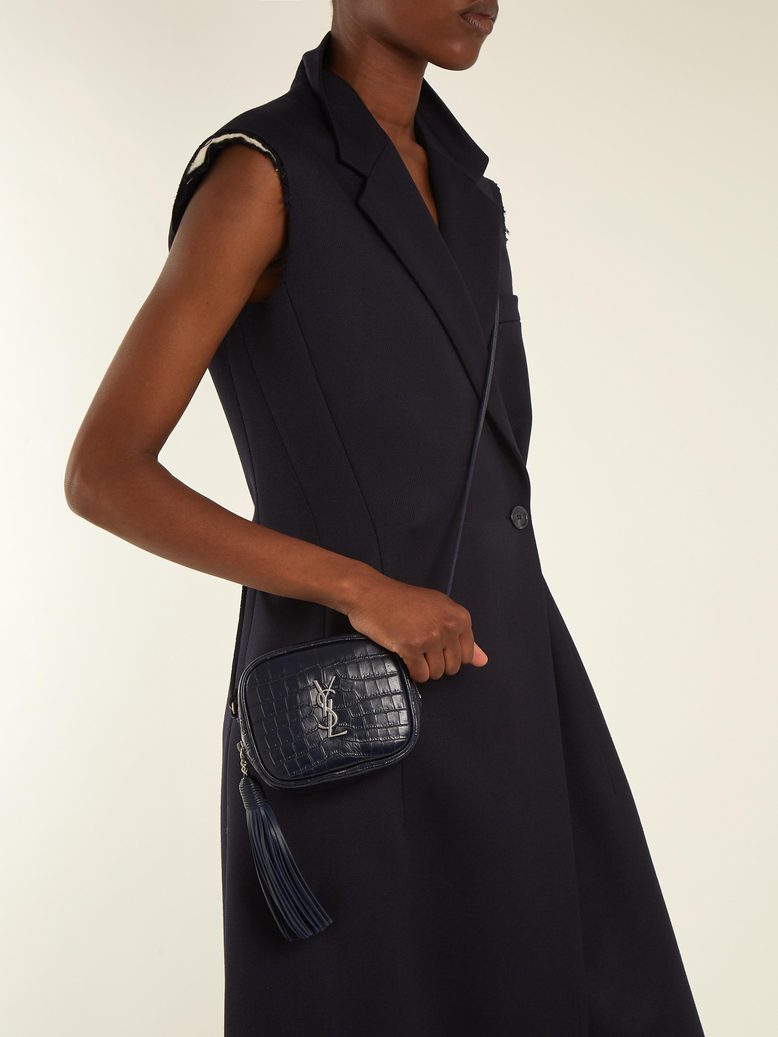 monogram blogger bag ysl