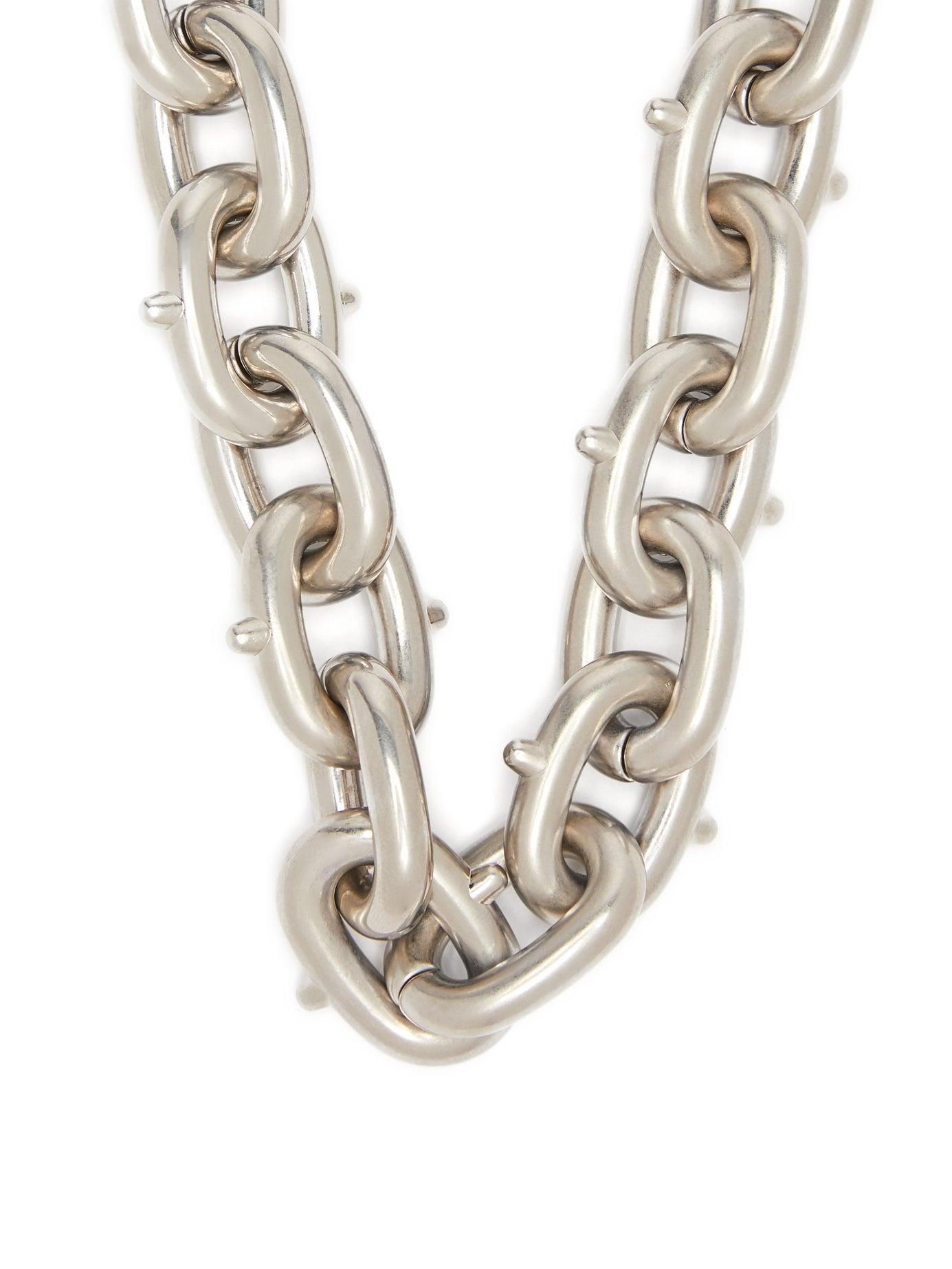 Prada Chunky Chain Necklace in Metallic for Men | Lyst