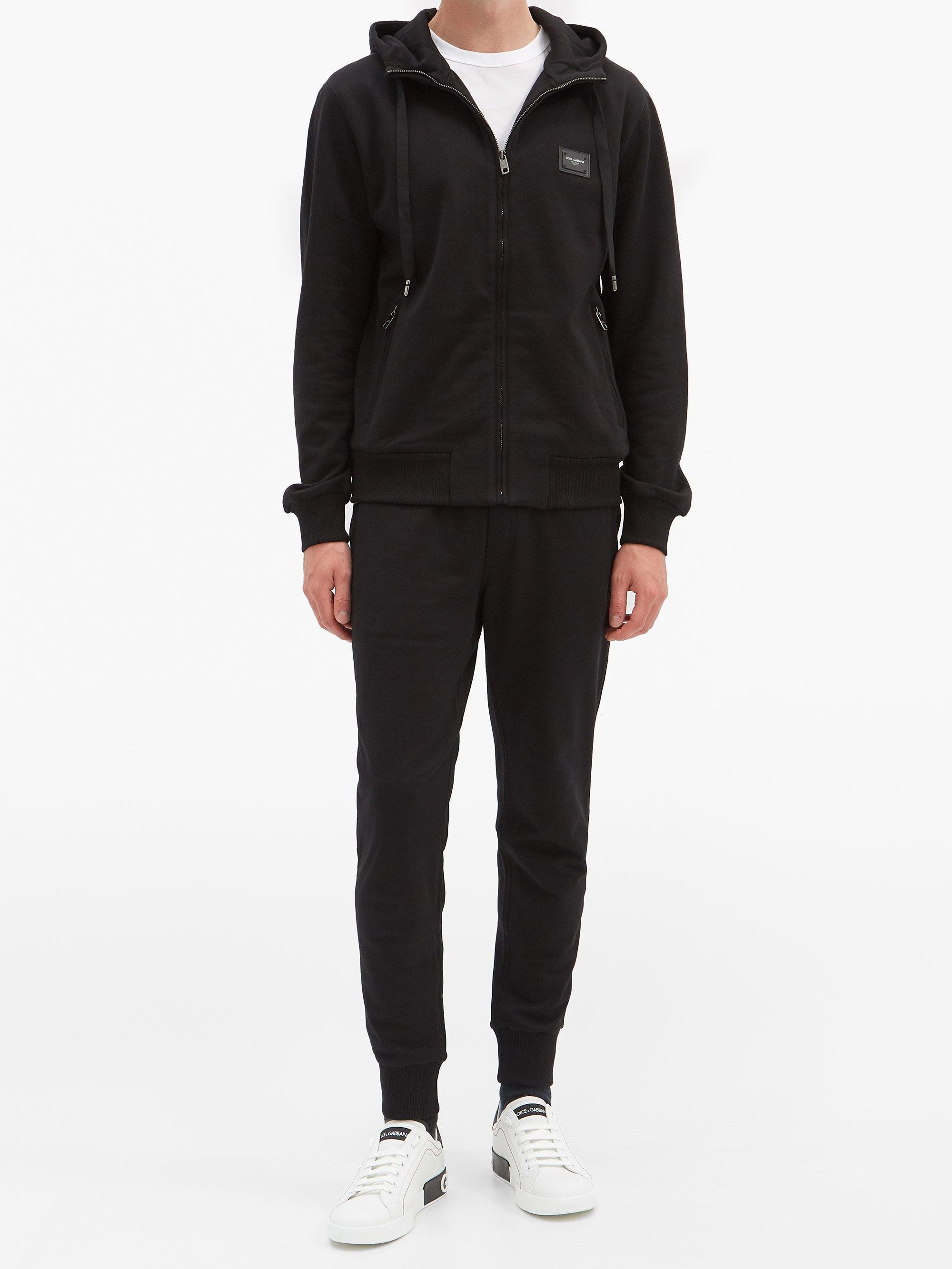 dolce and gabbana zip up hoodie
