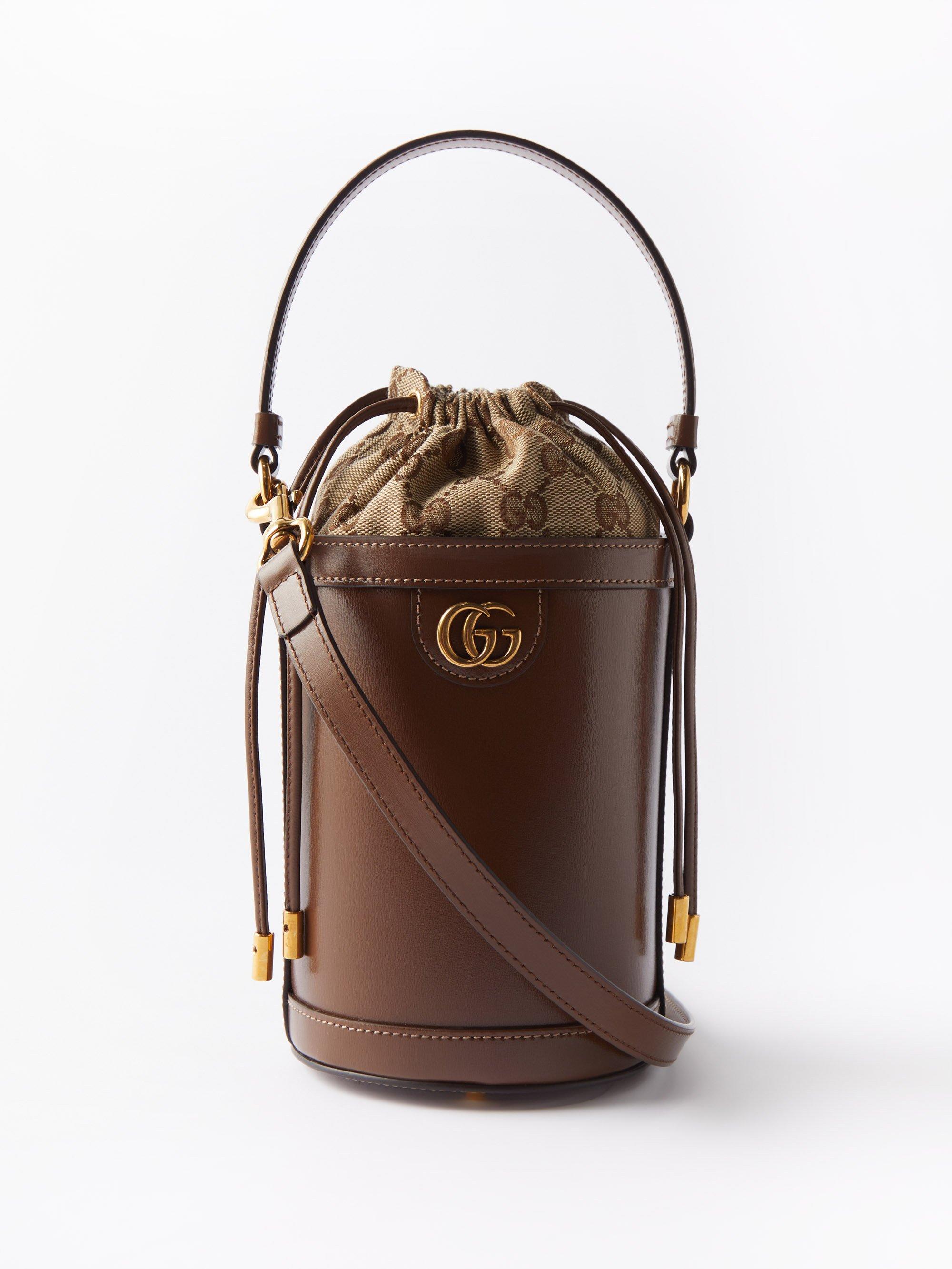 Ophidia GG Mini Bucket Bag in Beige - Gucci