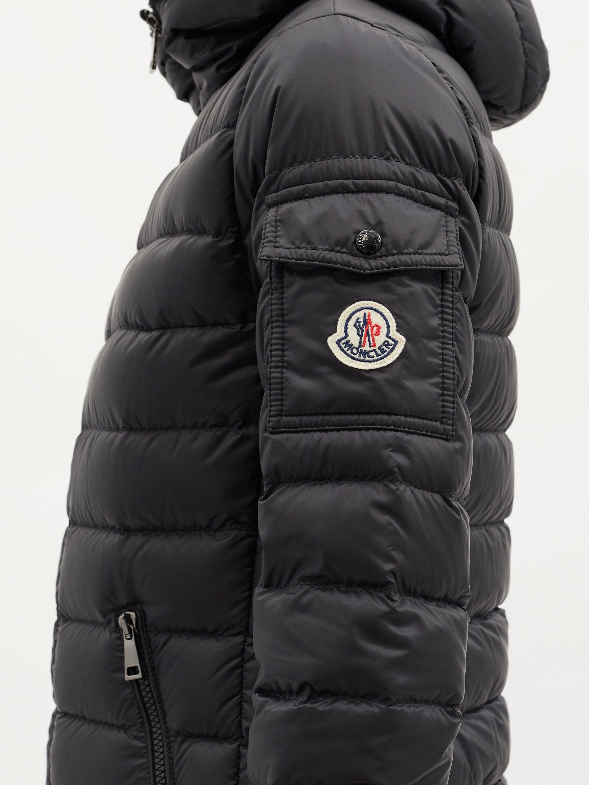 moncler hooded quilted down jacket