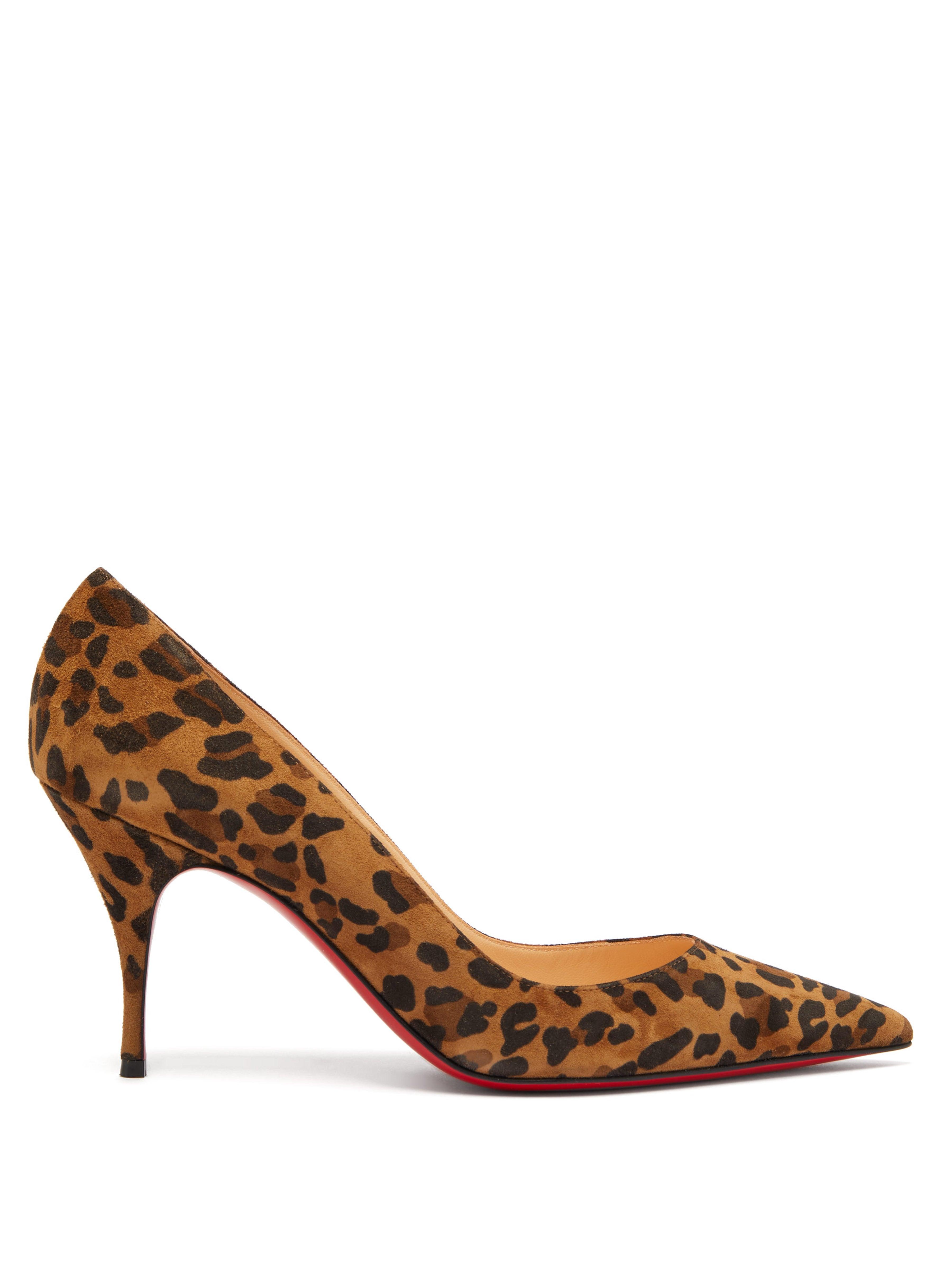 Clare 80 Leopard Print Heels 