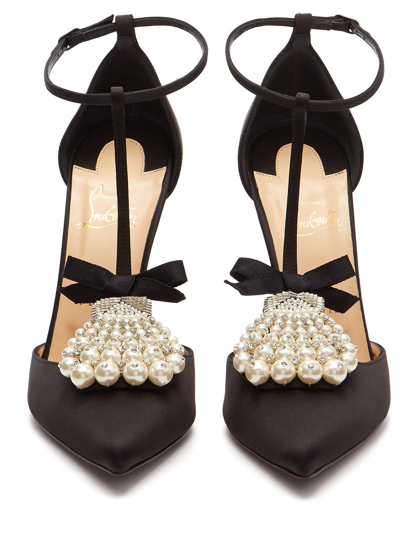 Christian louboutin pearl shoes cheap