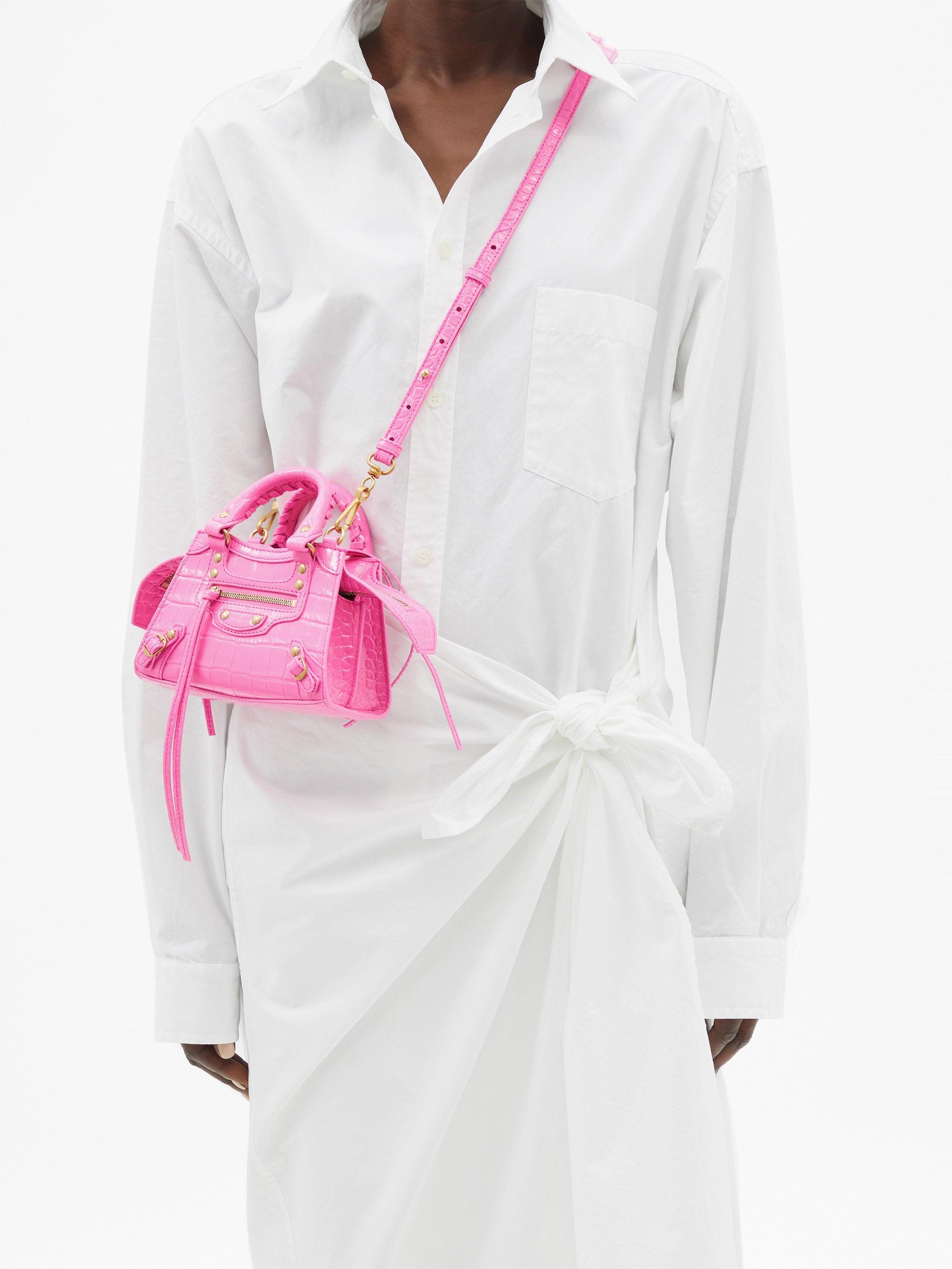 Balenciaga Neo Classic Mini Top Handle Bag in Pink