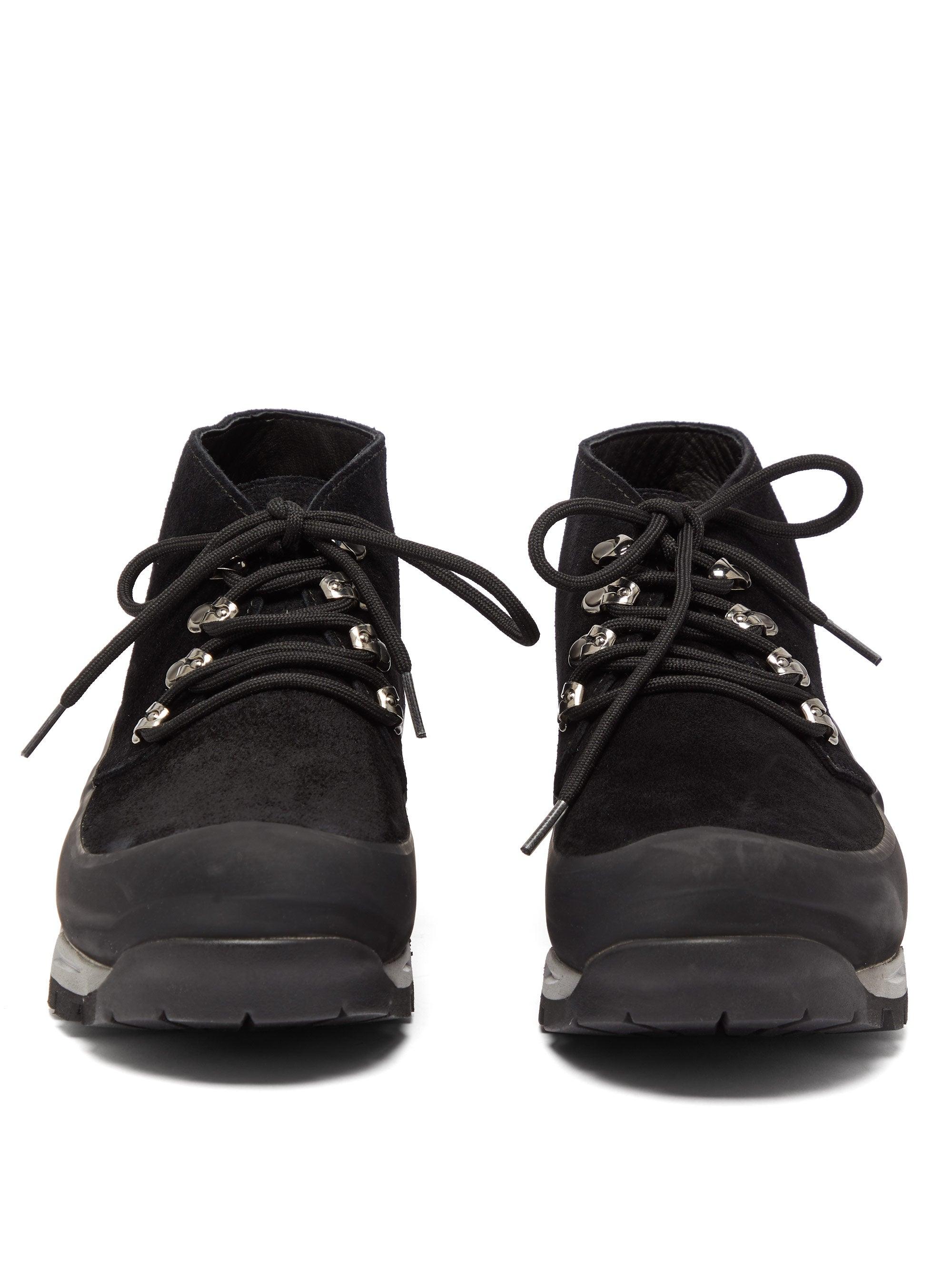 Diemme Asiago Vibram-sole Suede Boots in Black for Men - Lyst