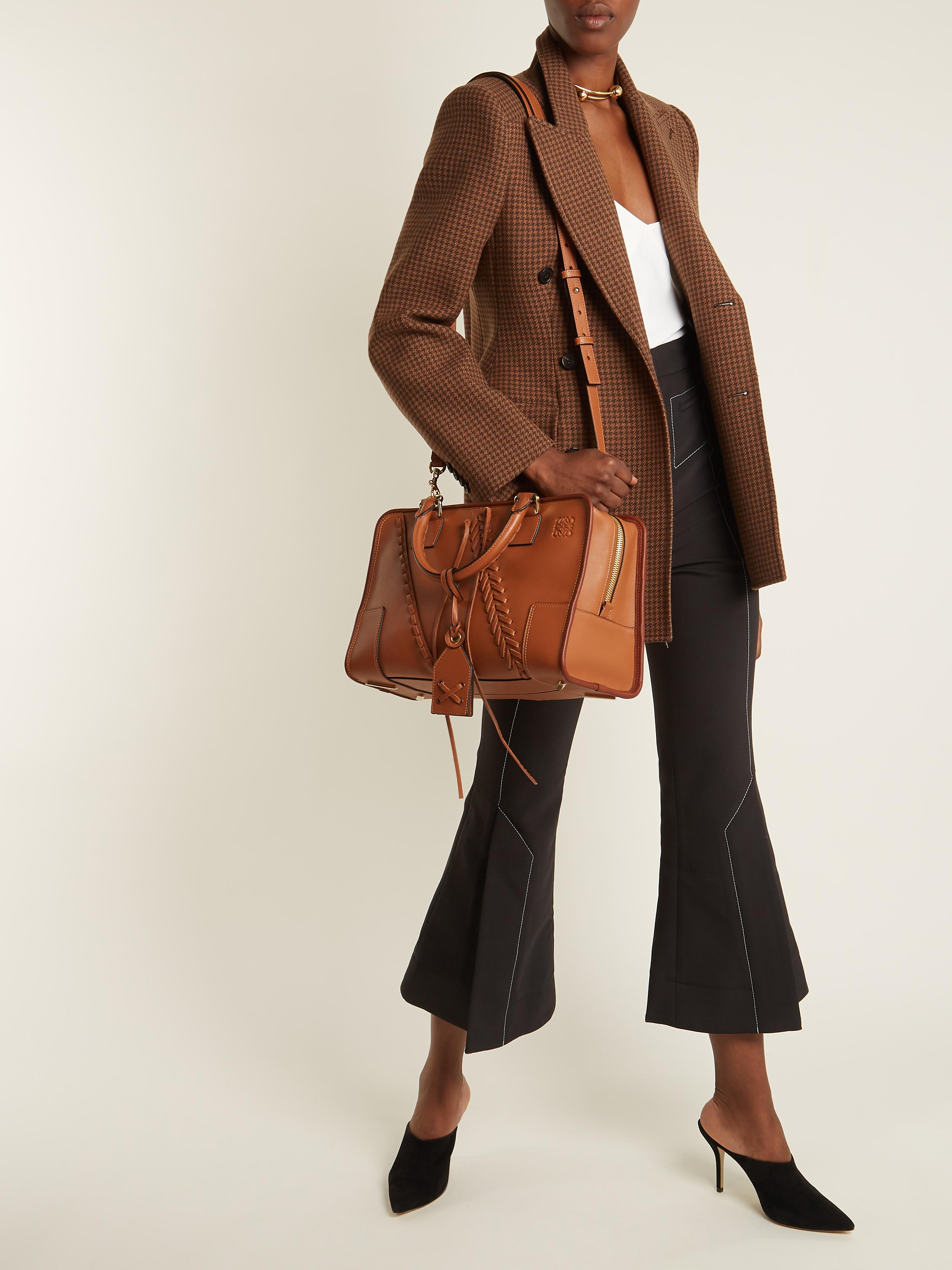 Loewe Amazona Leather Bag in Brown | Lyst