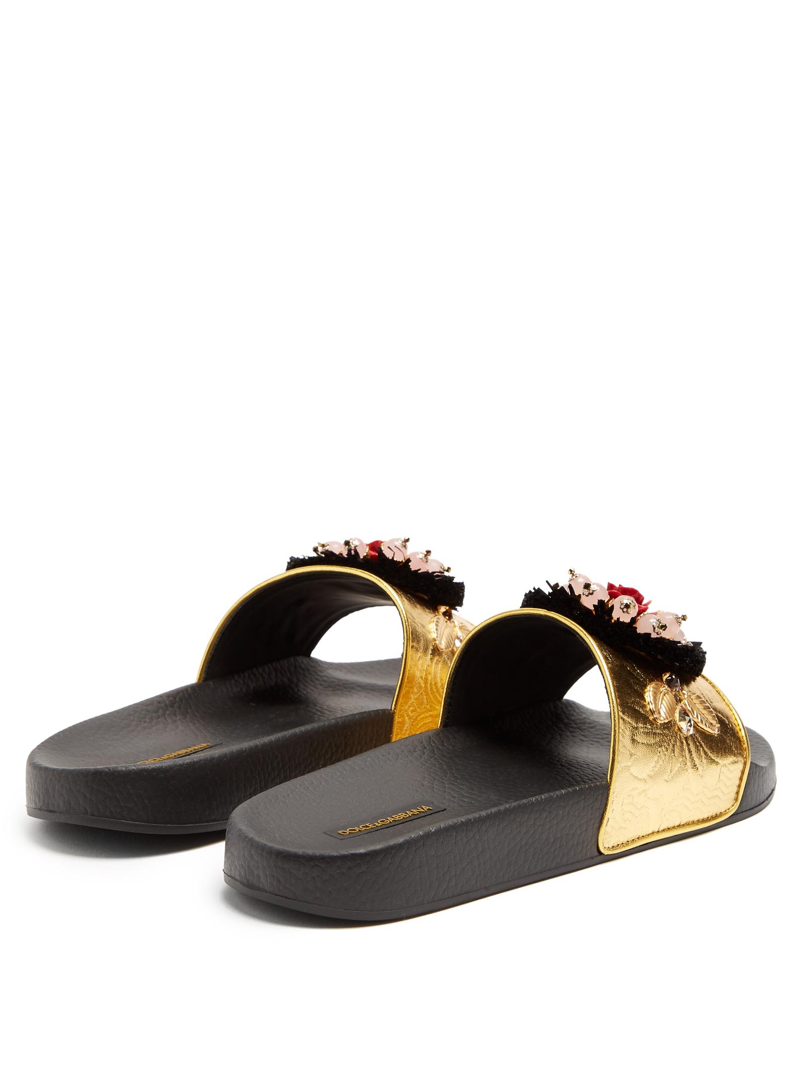 dolce gabbana slides women