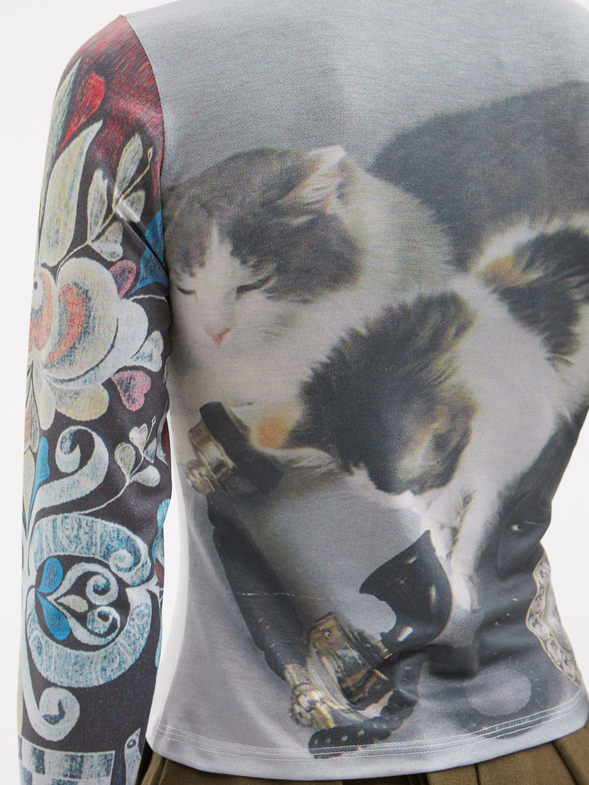 CHOPOVA LOWENA ネコTシャツ