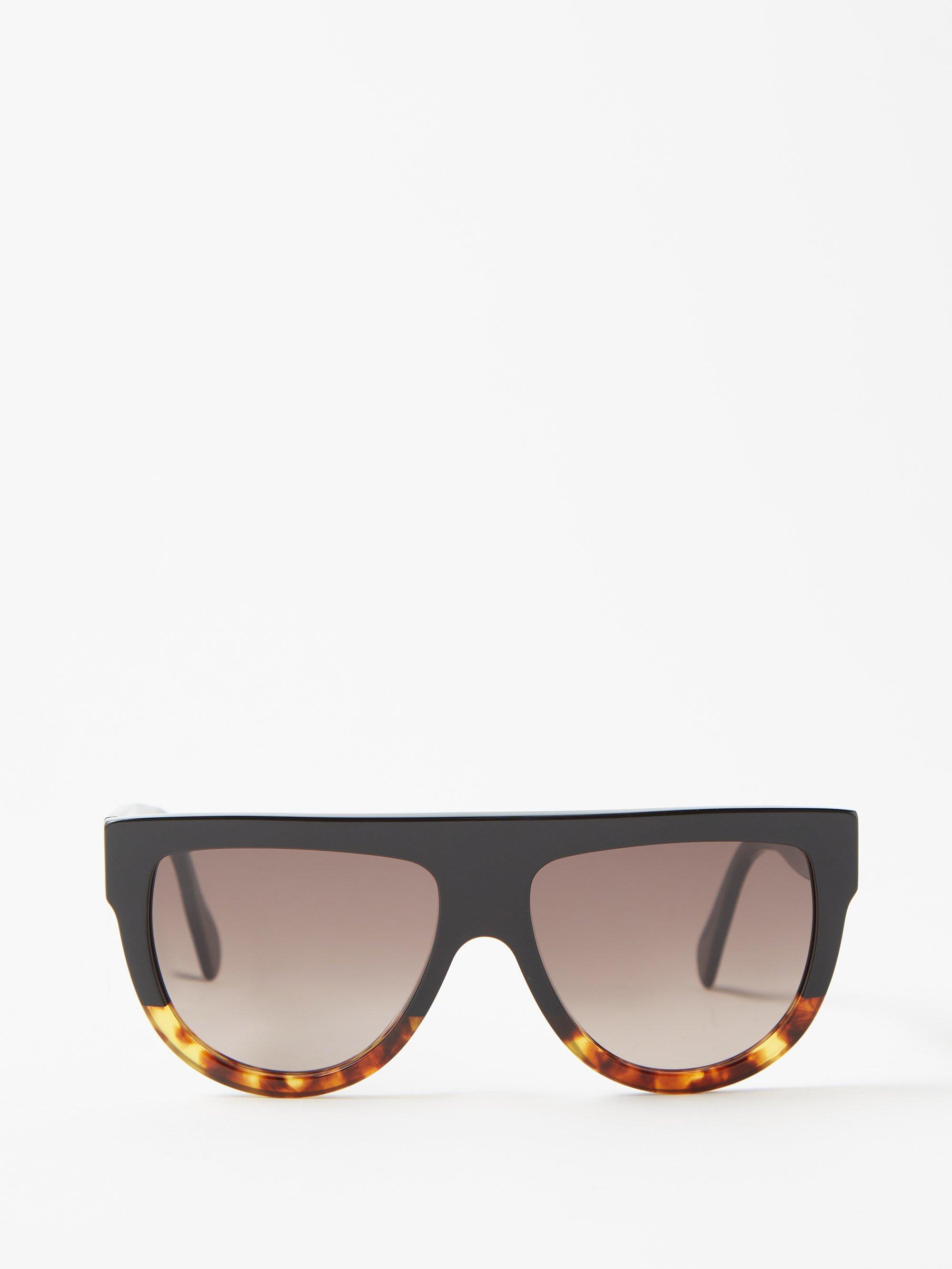 Celine D-frame Acetate Sunglasses in Gray | Lyst