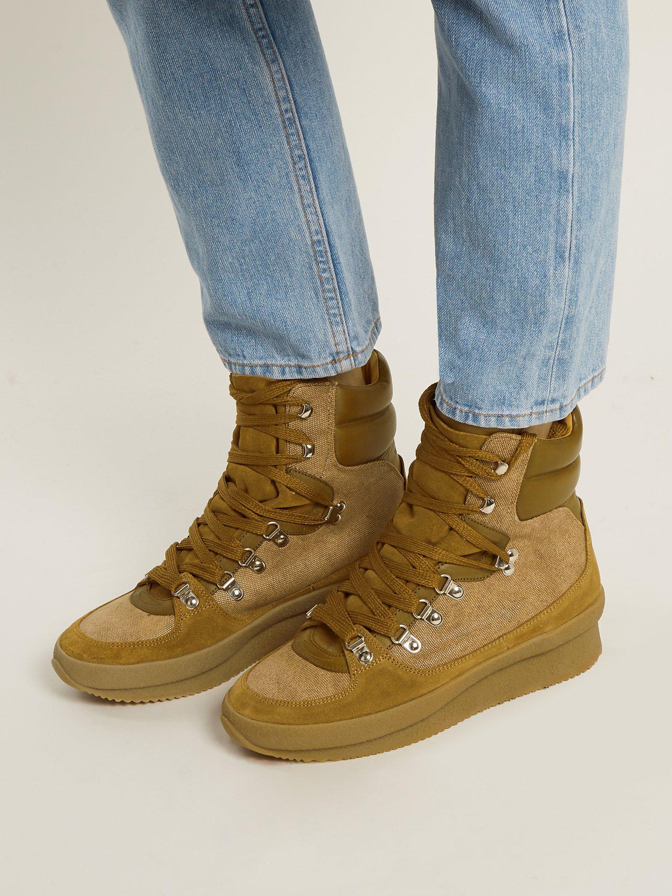 isabel marant brendty hiking boots