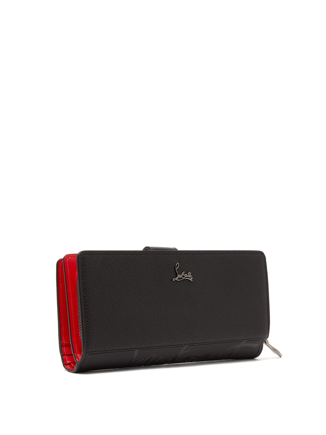 Christian Louboutin Leather Paloma Wallet in Black - Lyst