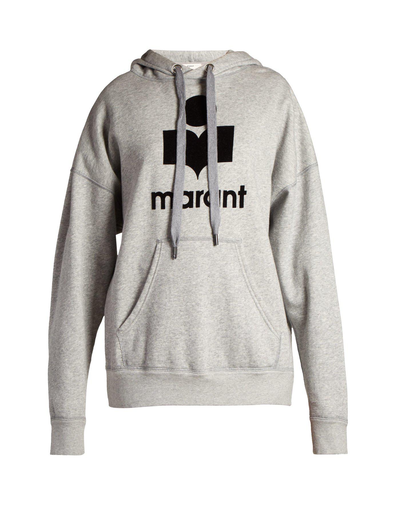 isabel marant logo hoodie