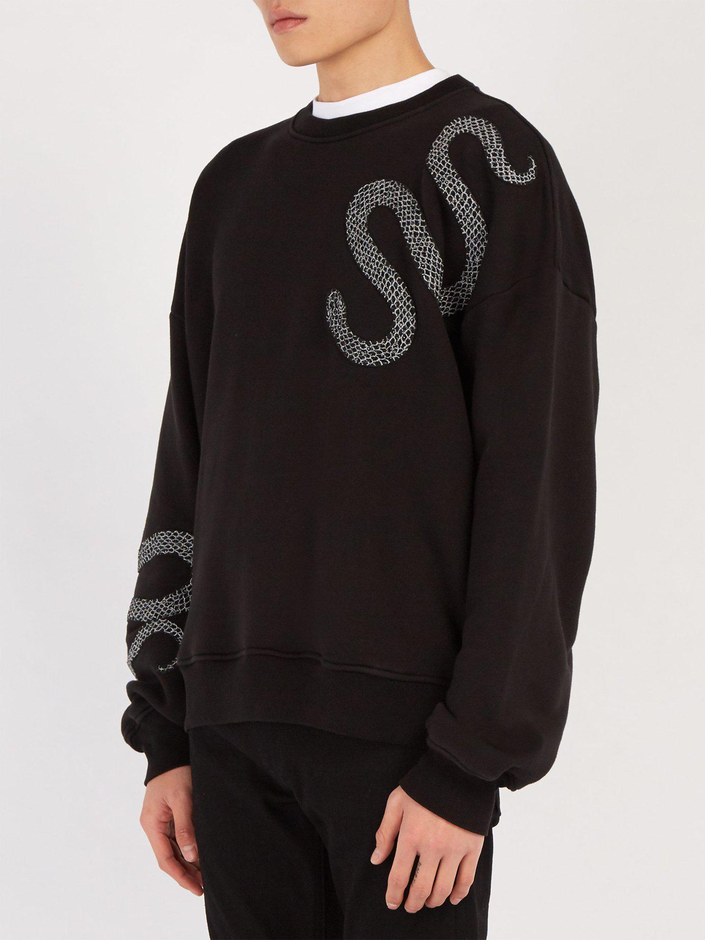 amiri snake sweater