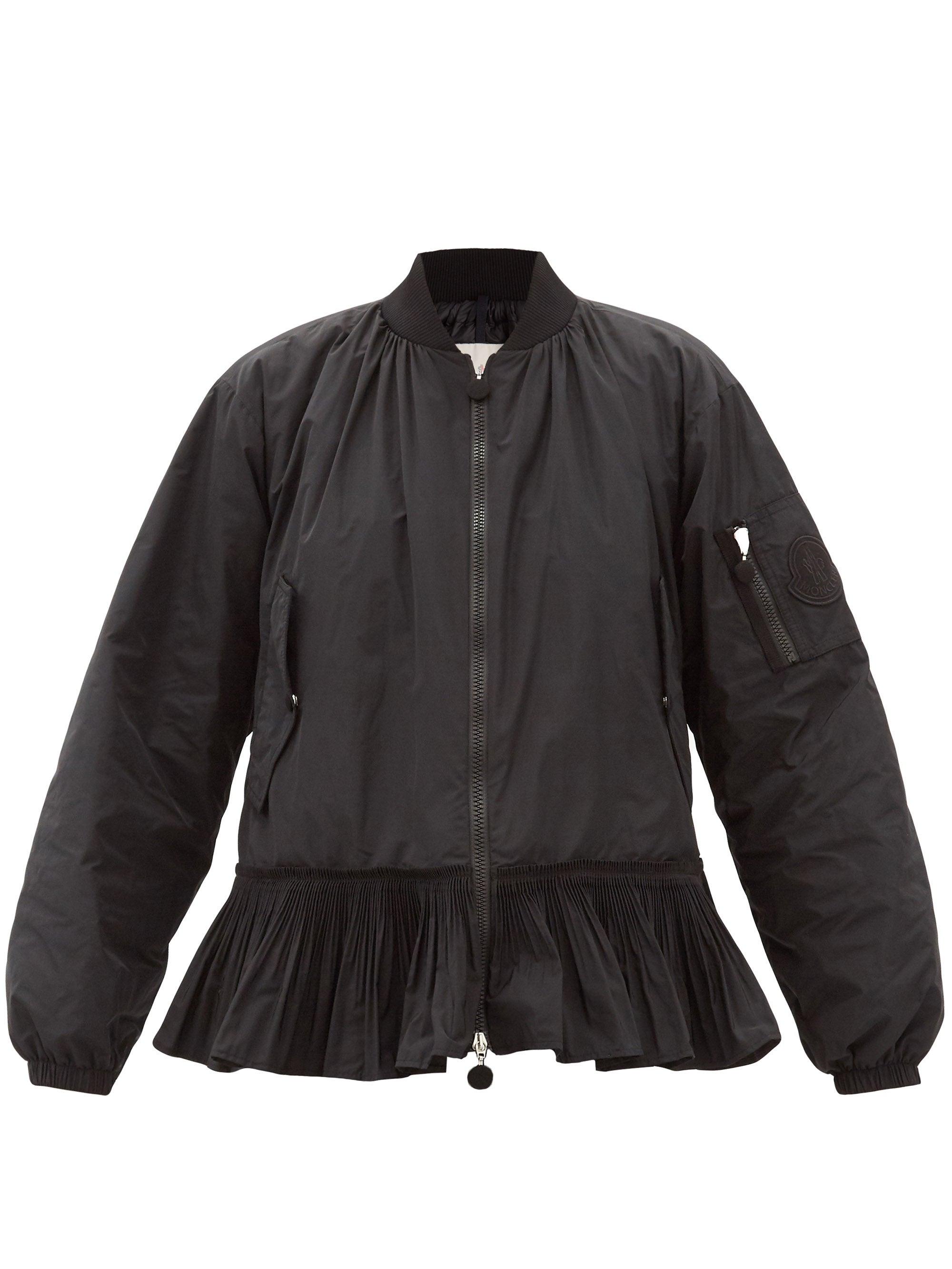 peplum bomber jacket