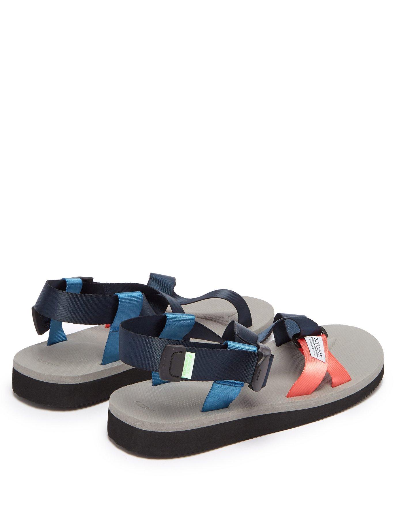 Suicoke Chin2 Cab Velcro Sandals in Blue for Men | Lyst