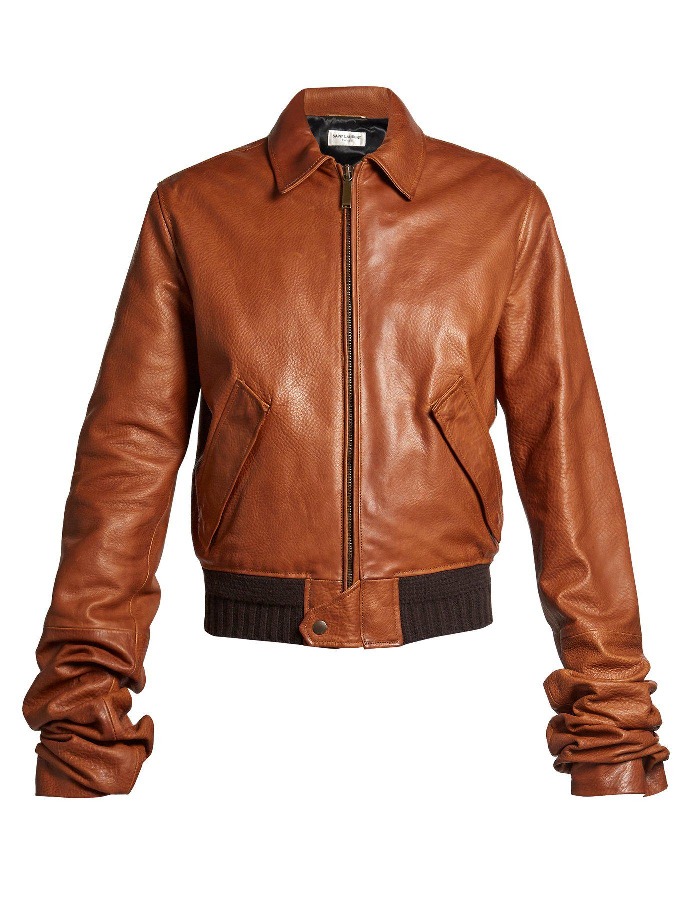 Extra long sleeve leather jacket Clearance