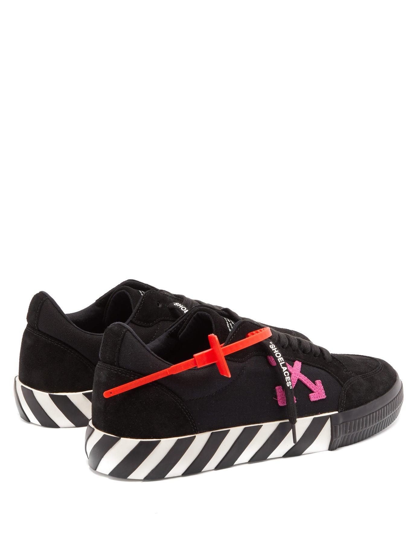 Off-White Low Vulcanized Arrow Logo Sneaker | The Webster