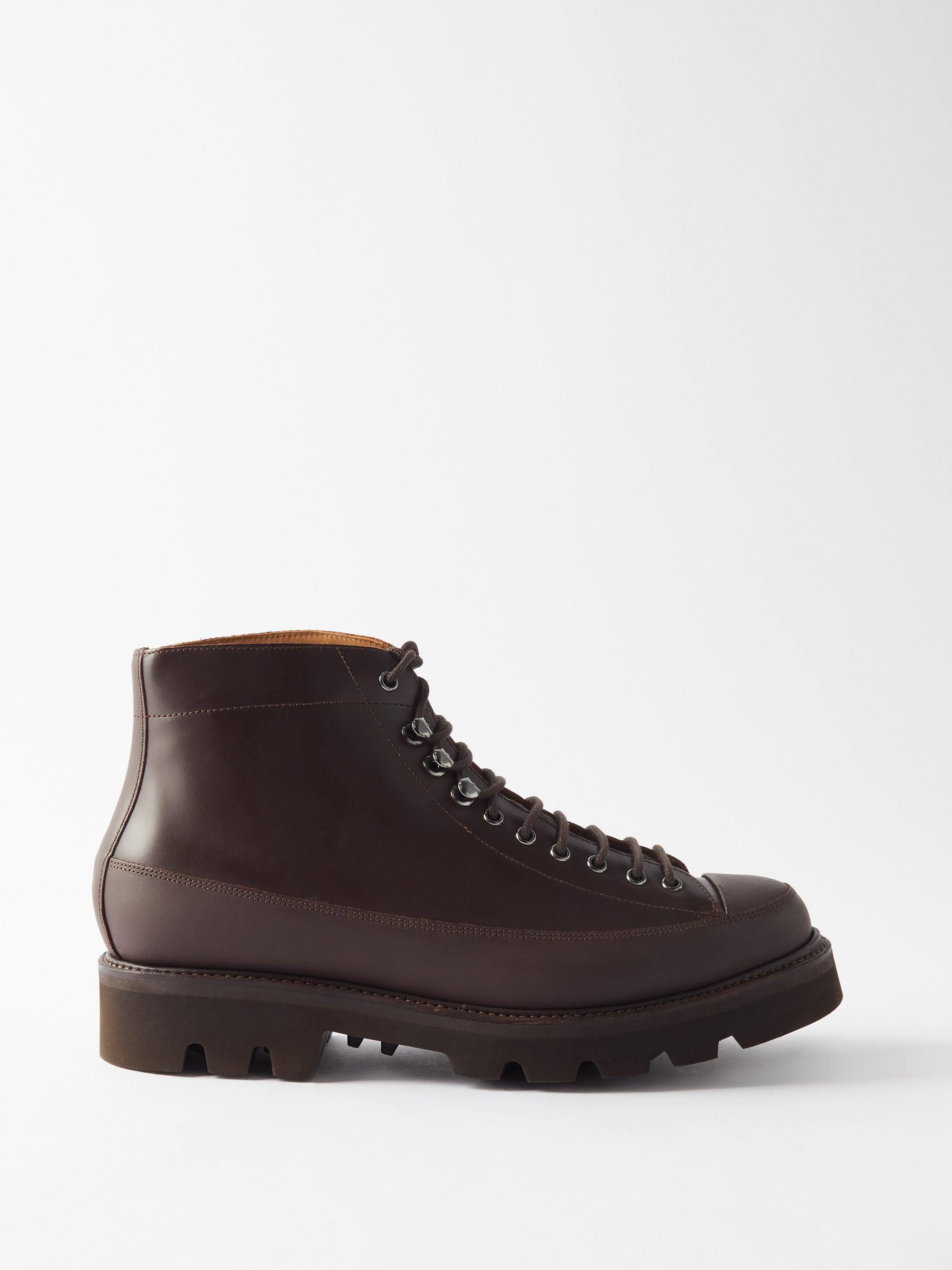 Grenson Augustus Leather Boots in Brown for Men | Lyst