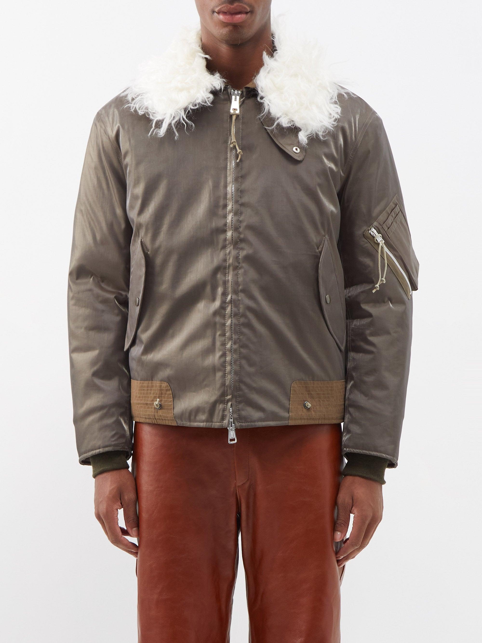 Our Legacy Glyptodon Technical Bomber Jacket in Brown for Men