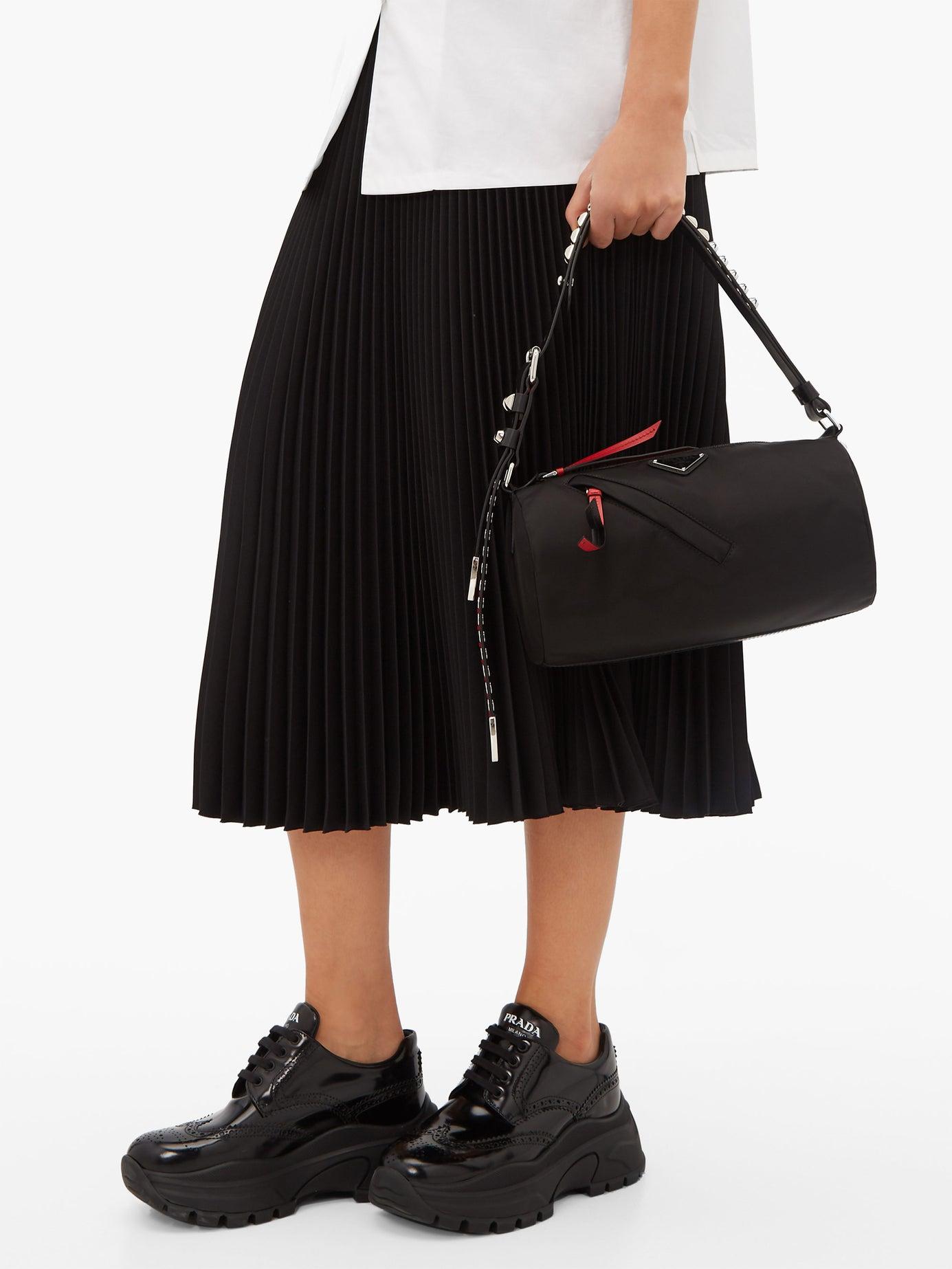 prada vela micro shoulder bag