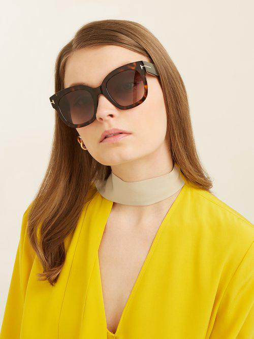 Tom Ford Beatrix Square-frame Sunglasses - Lyst