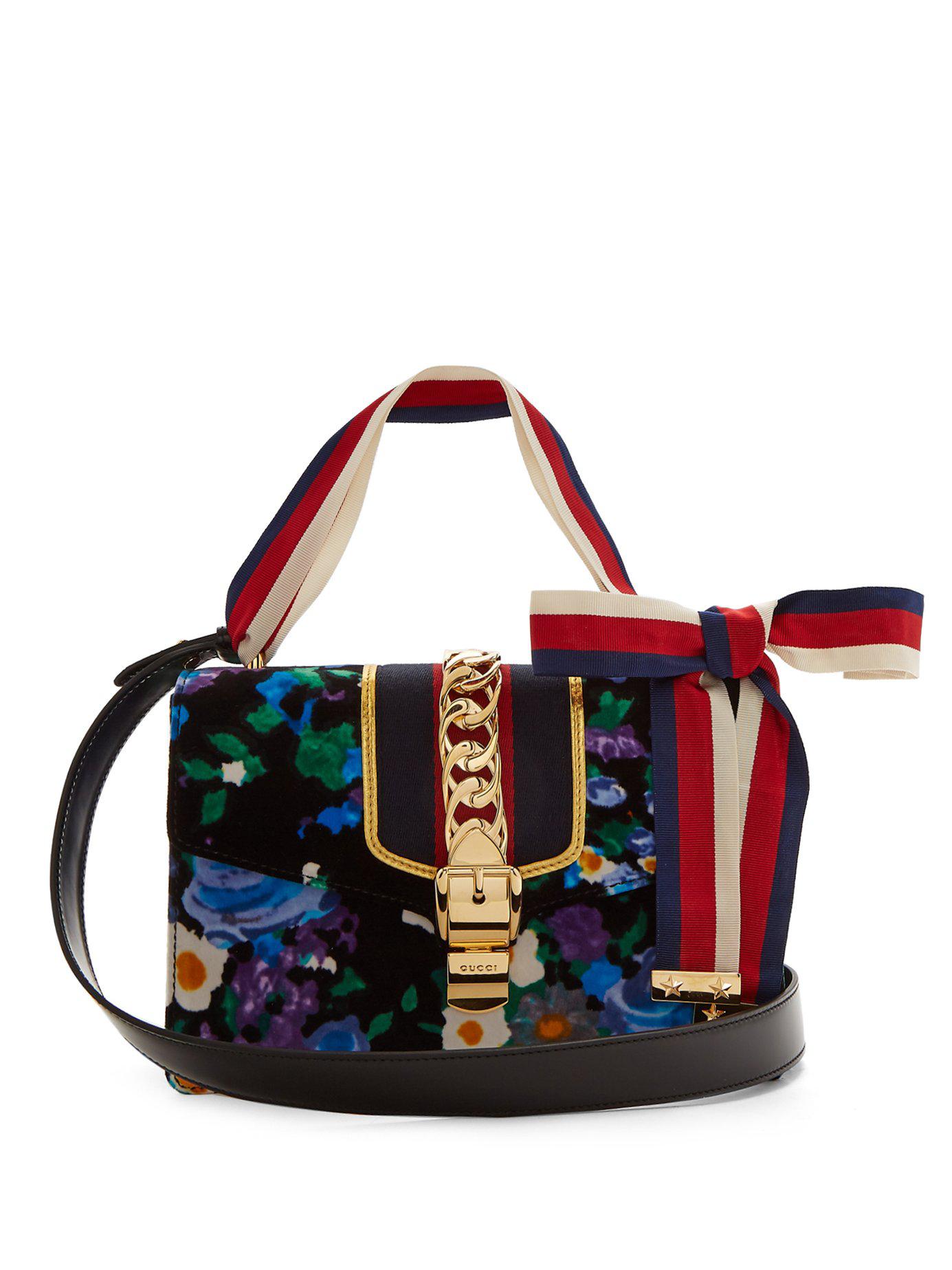 gucci bag floral print