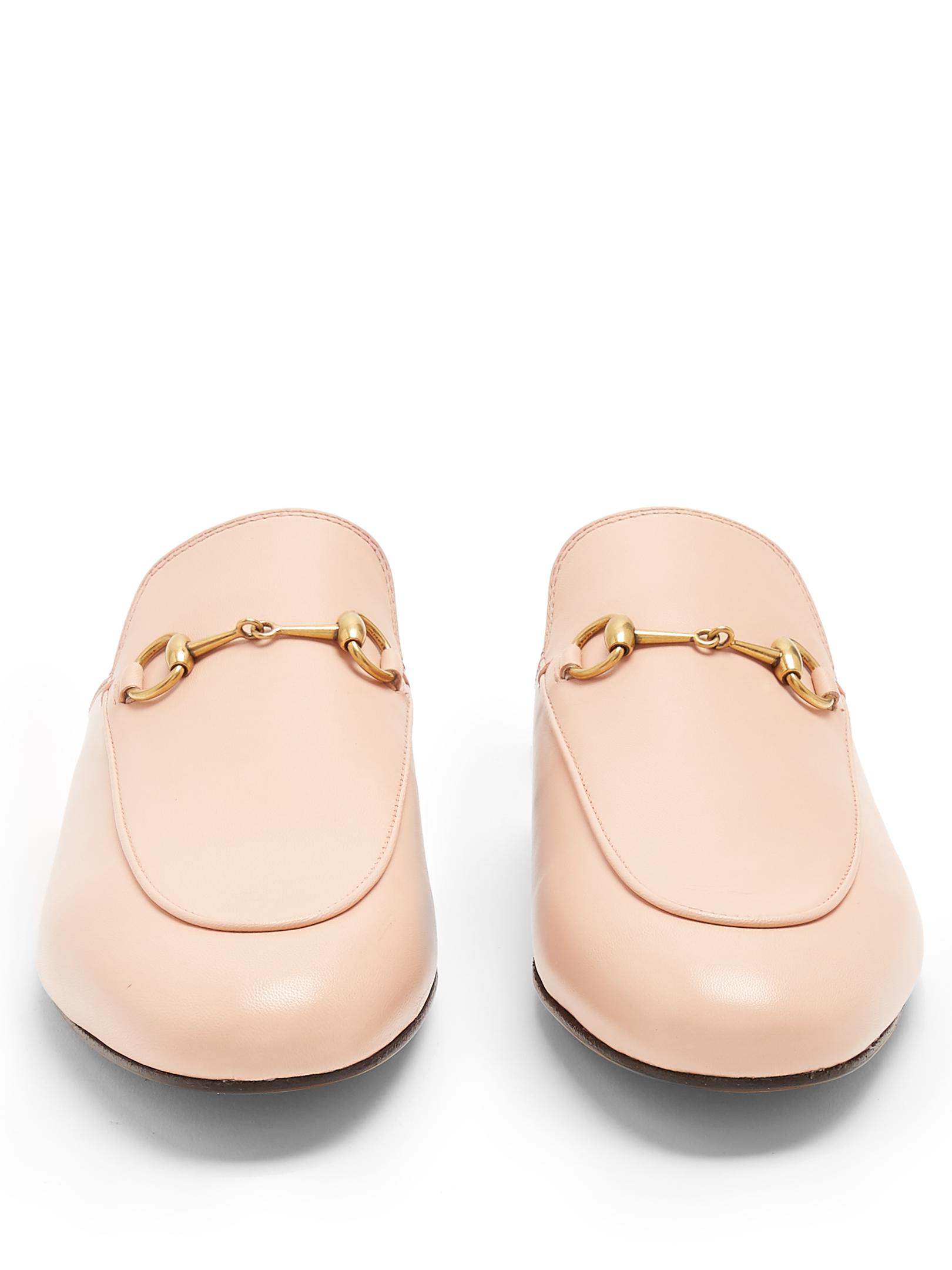 Light pink hotsell gucci mules