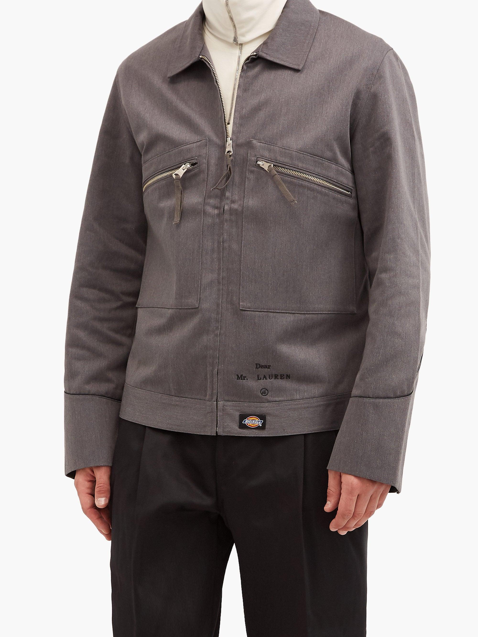 dickies leather jacket