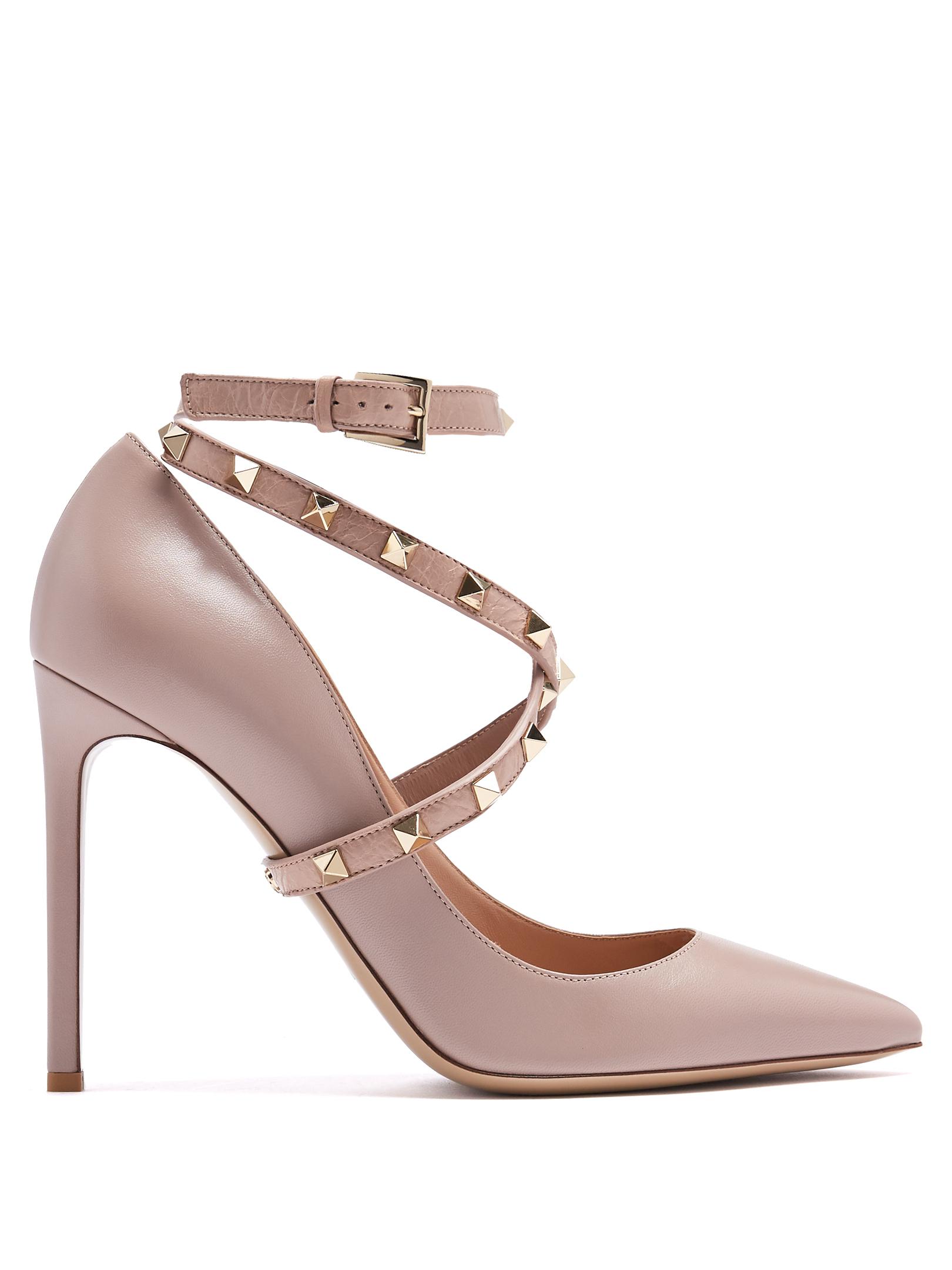 valentino garavani studwrap leather pumps