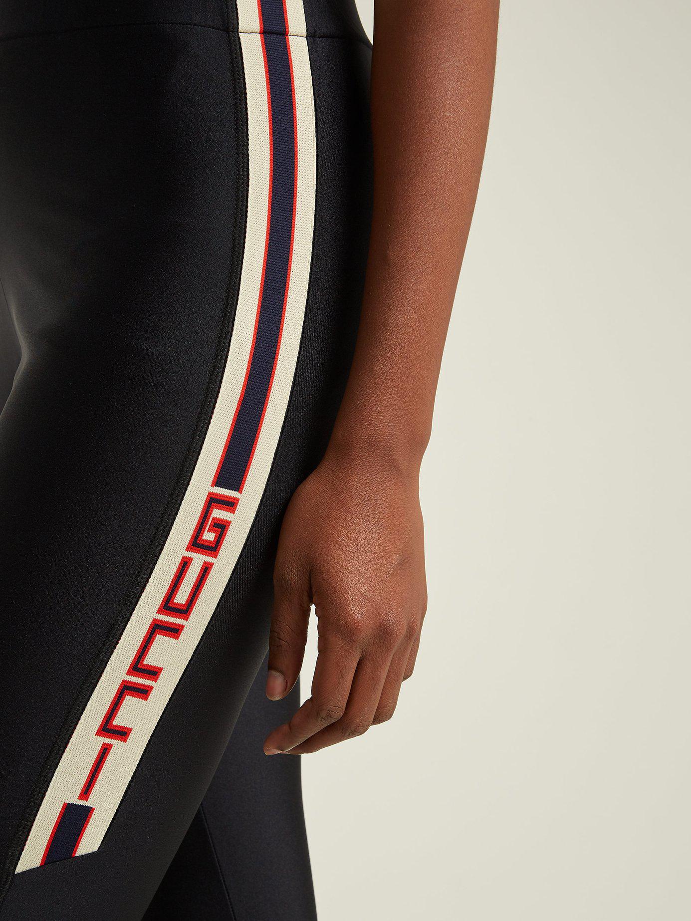 Gucci Side-stripe Logo-jacquard Jersey 