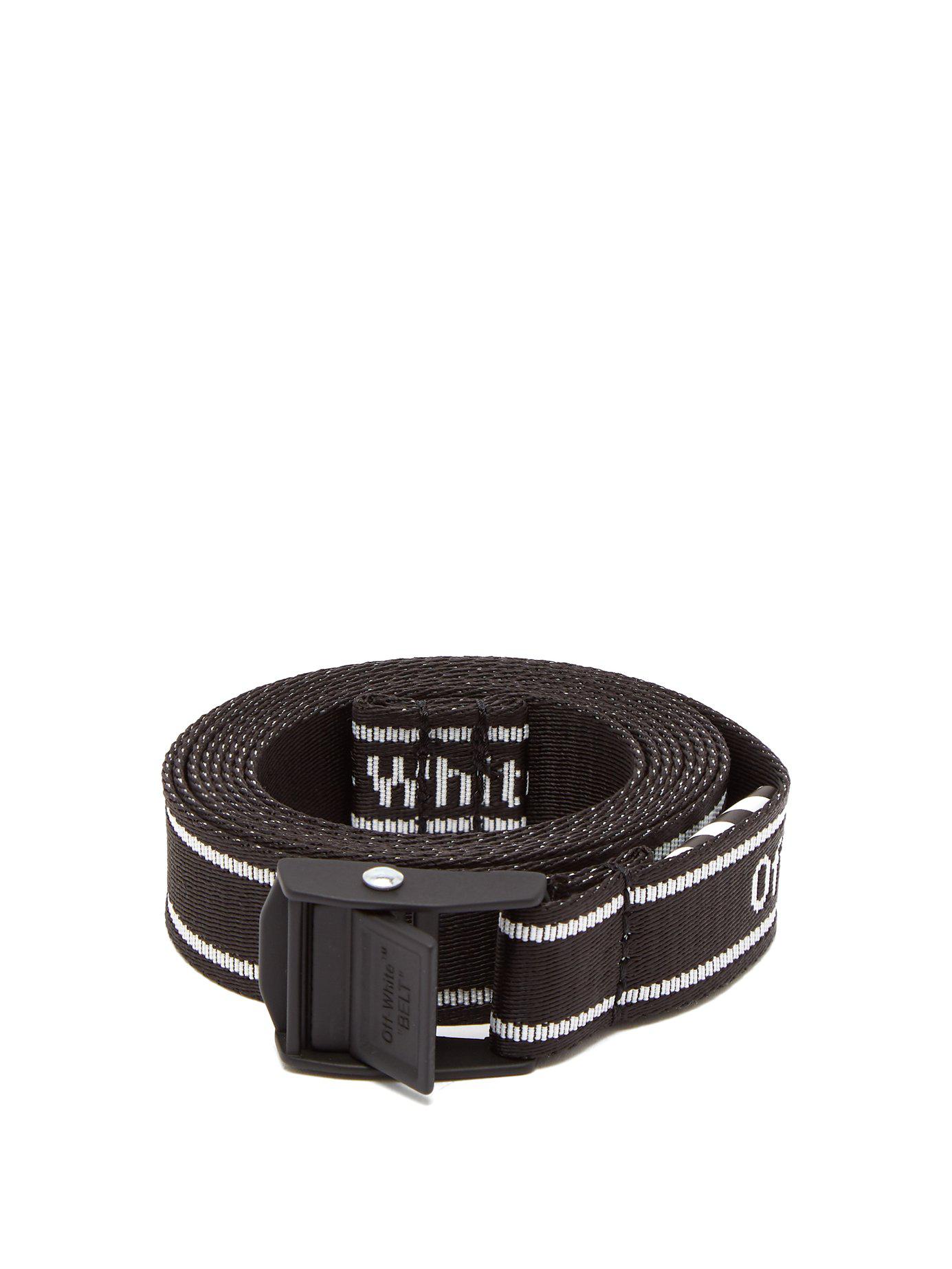 Off-White c/o Virgil Abloh Monochrome Industrial Canvas Belt in Black ...