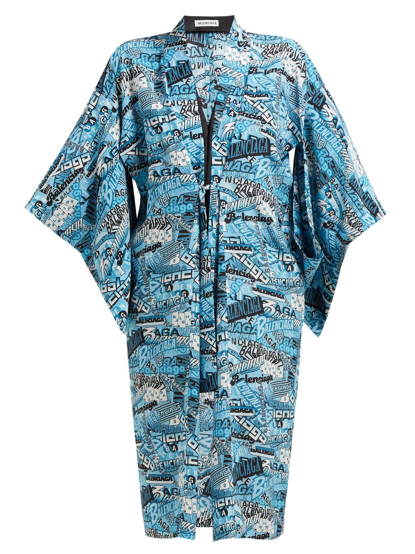 balenciaga kimono dress