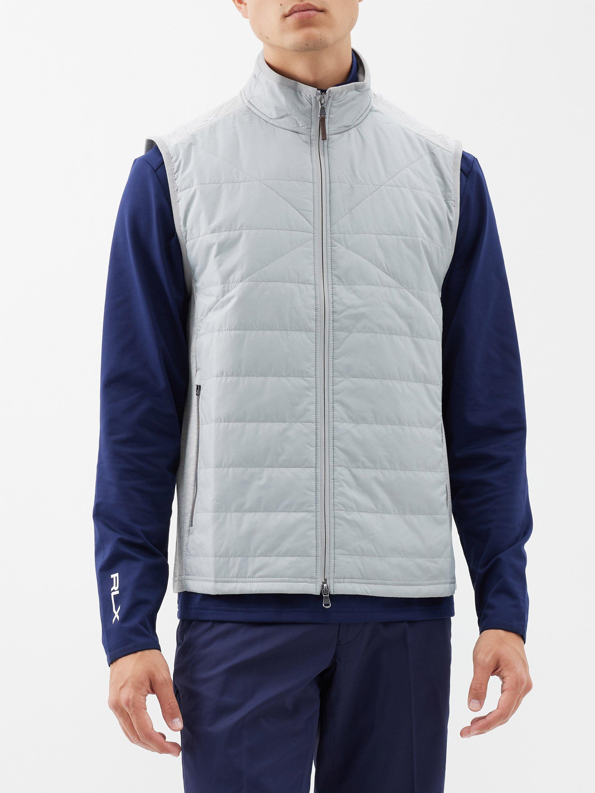 Polo Ralph Lauren Hybrid Quilted-shell Gilet in Blue for Men | Lyst