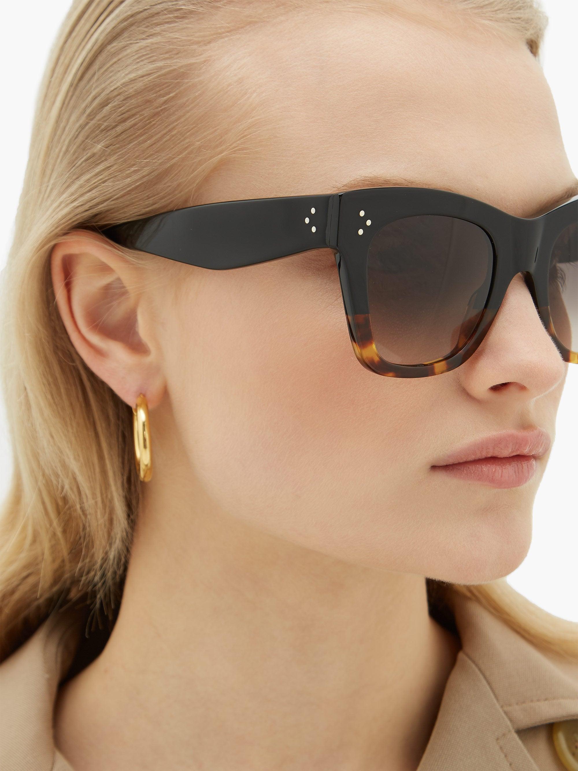 celine gradient square sunglasses