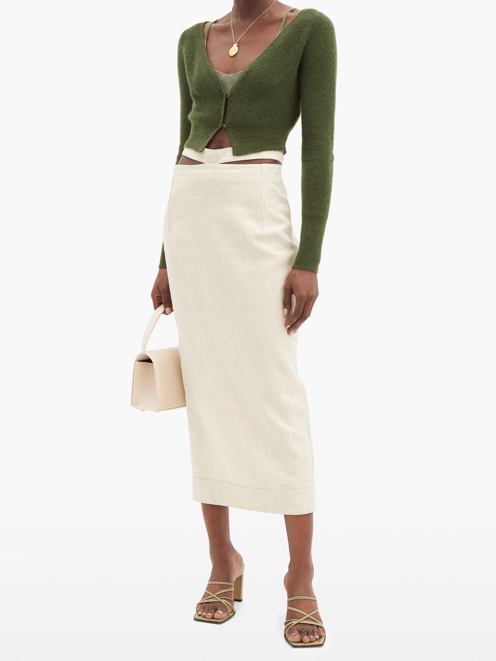 jacquemus mohair cardigan