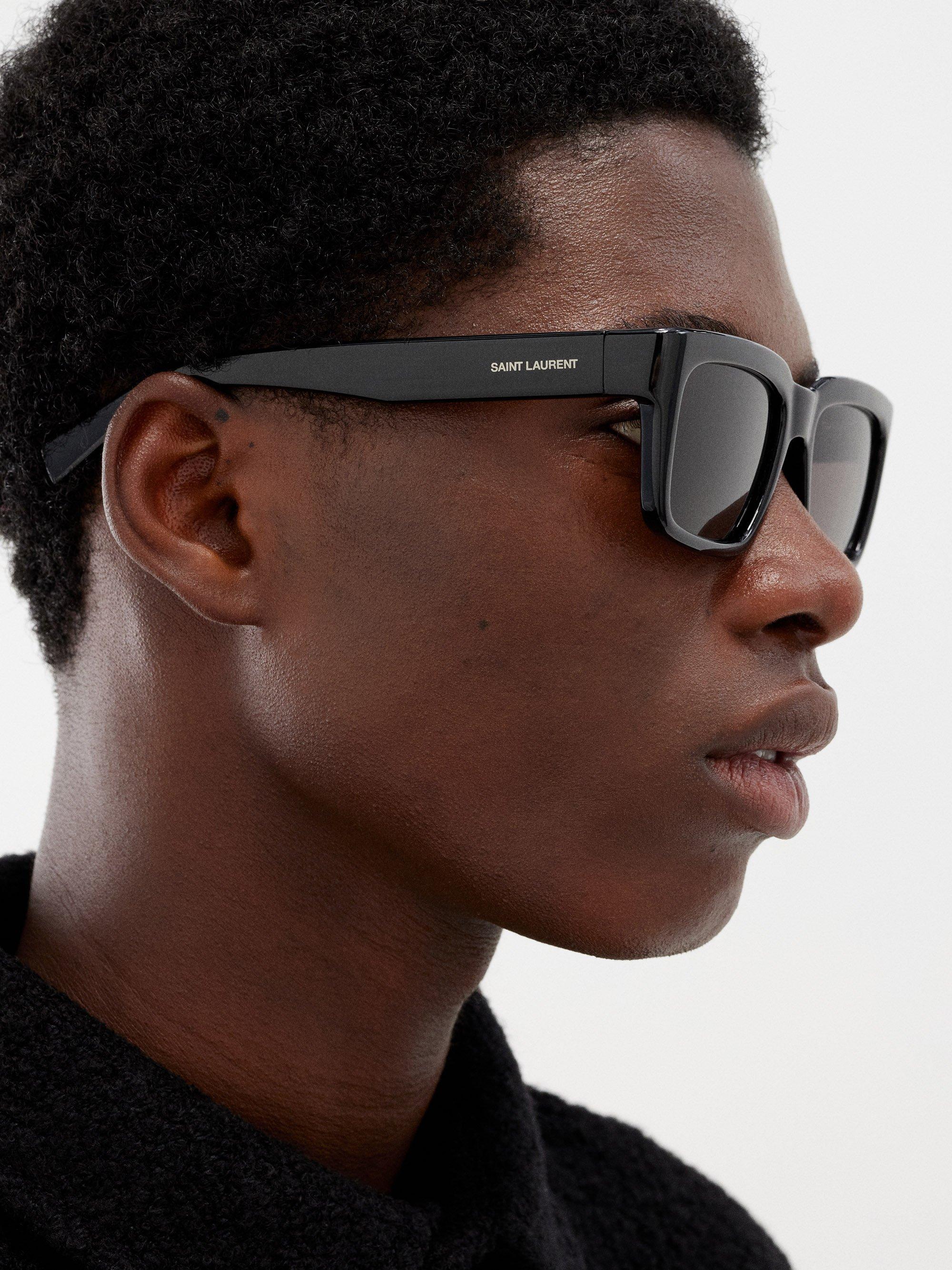 Saint laurent cheap square acetate sunglasses