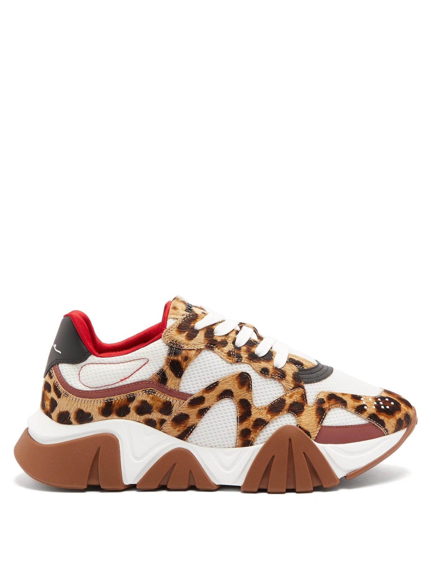 cheetah print versace shoes