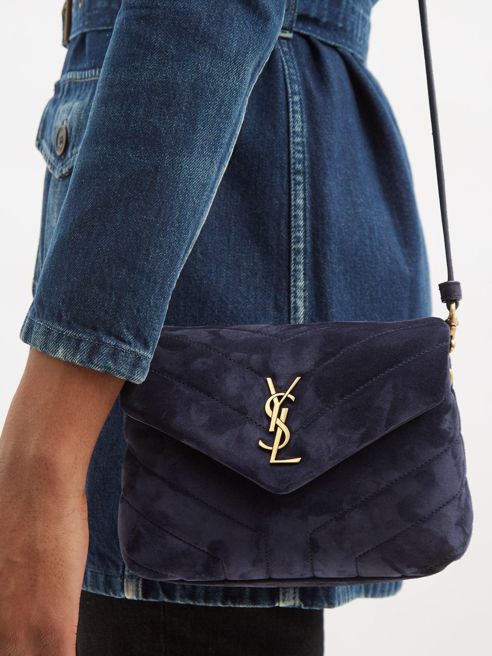 ysl loulou medium navy